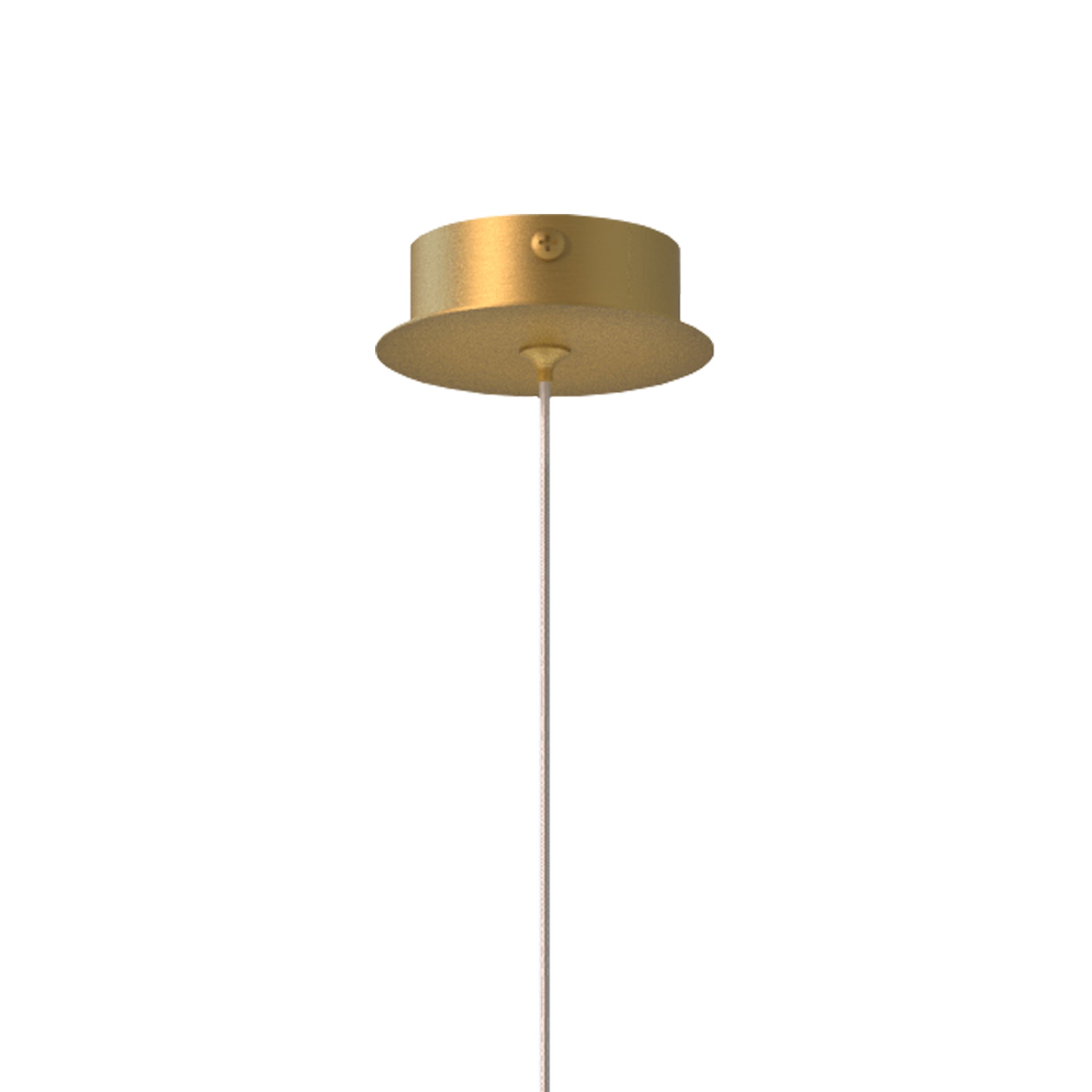 Mantra Cala 52cm Tube 1 Light Pendant 6W LED - Gold