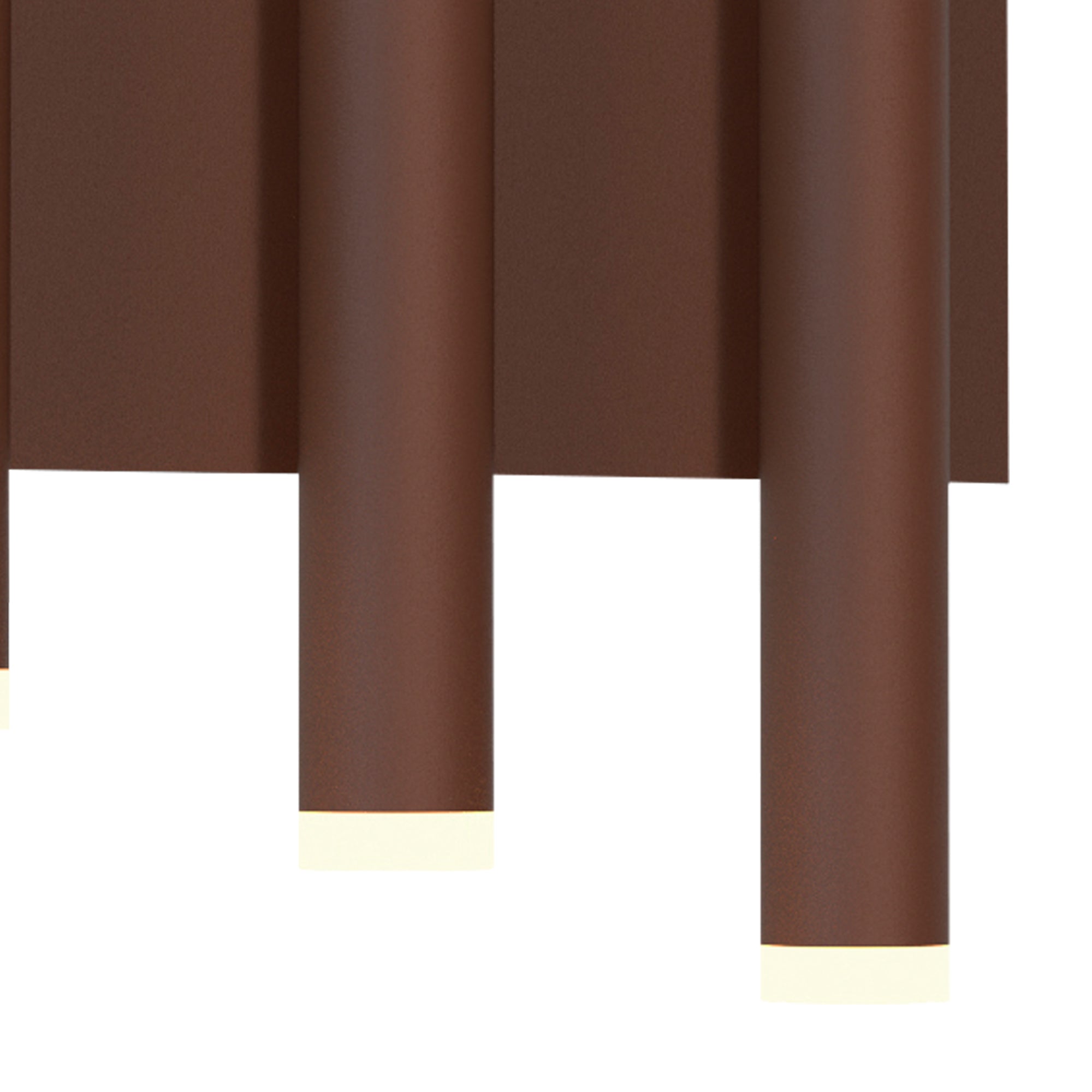 Mantra Cala 3+3 Light Wall Light 36W LED - Rust Brown
