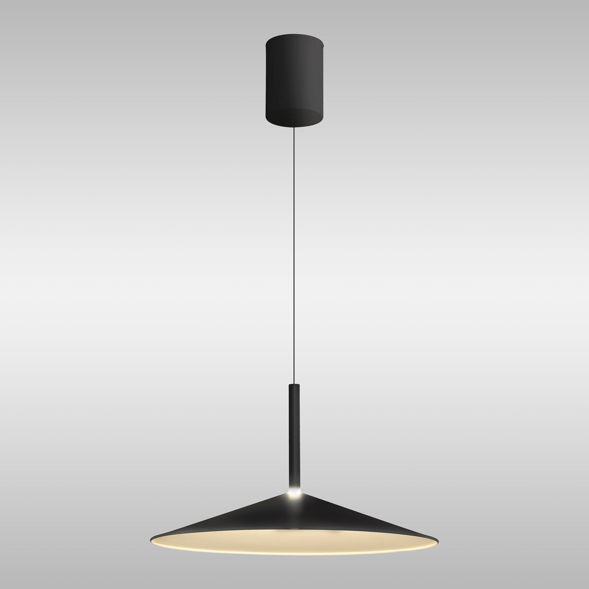 Mantra Calice 48cm Rise And Fall Pendant 16W LED - Black & White