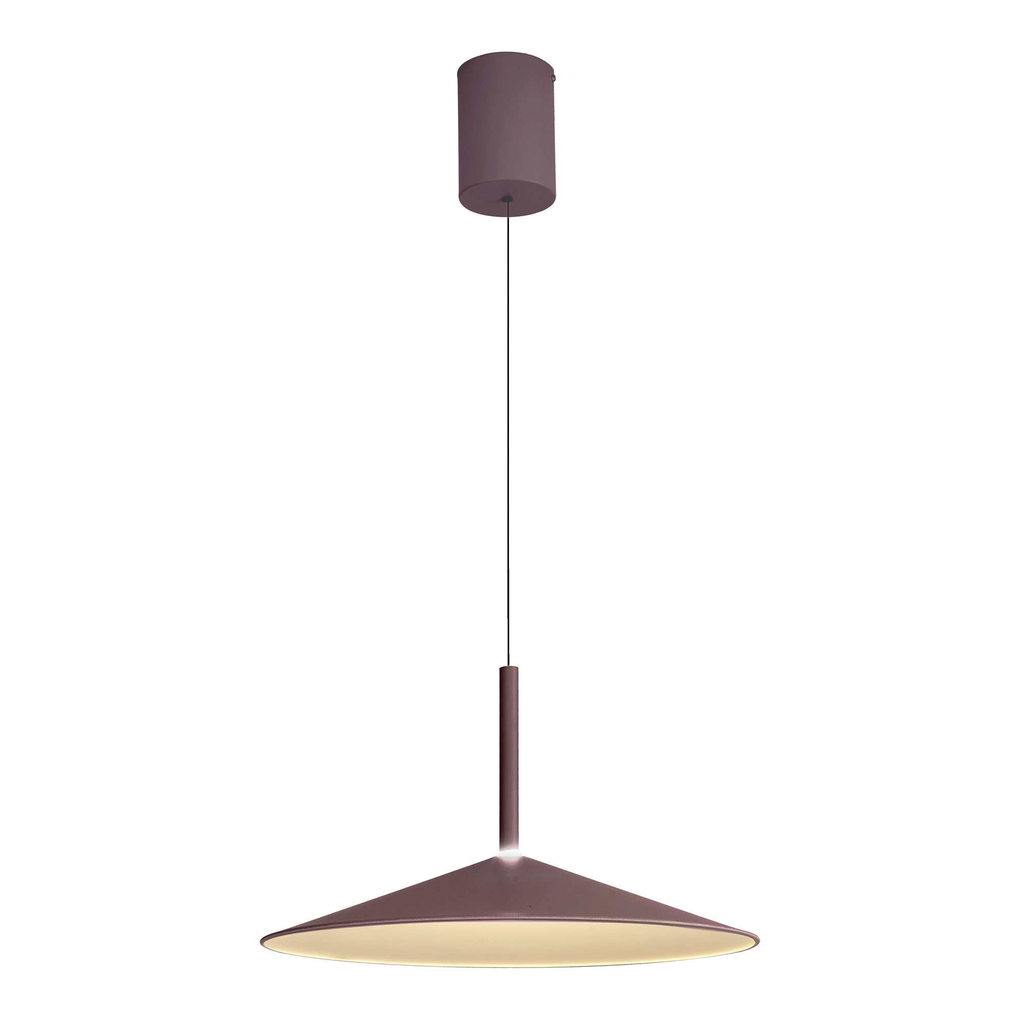 Mantra Calice 48cm Rise And Fall Pendant 16W LED - Coffee & White