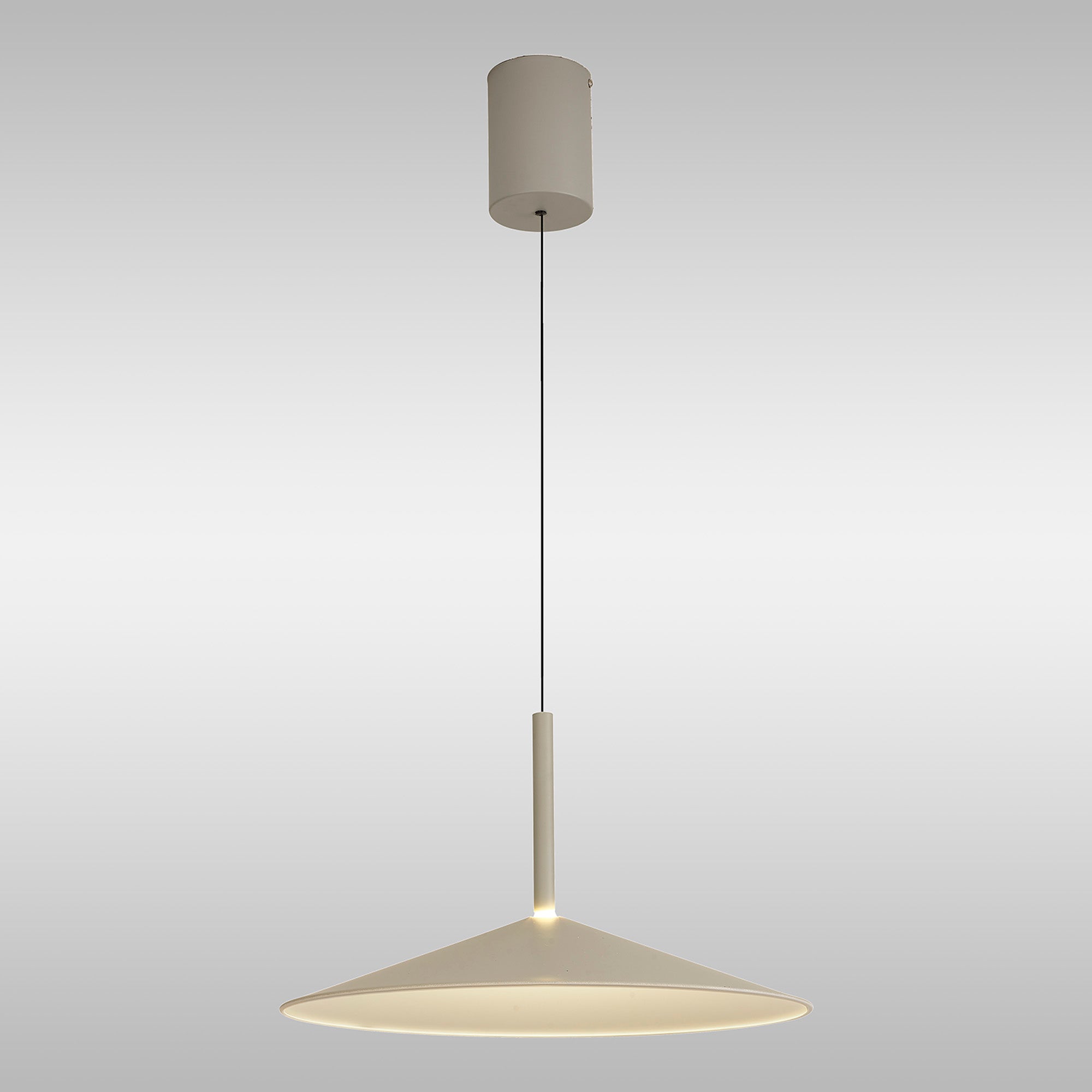 Mantra Calice 48cm Rise And Fall Pendant 16W LED - Grey & White