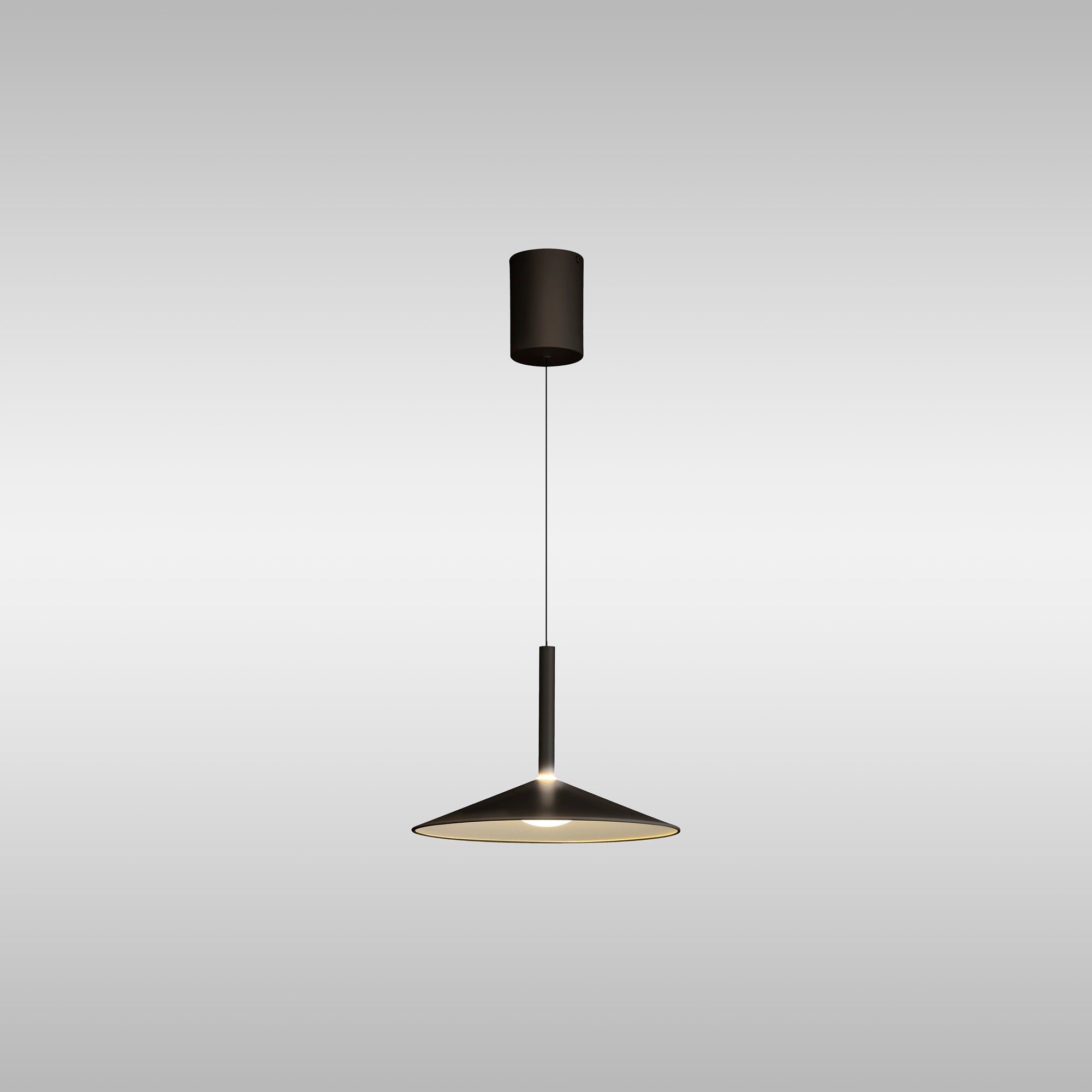 Mantra Calice 32cm Rise And Fall Pendant 9W LED - Black & White