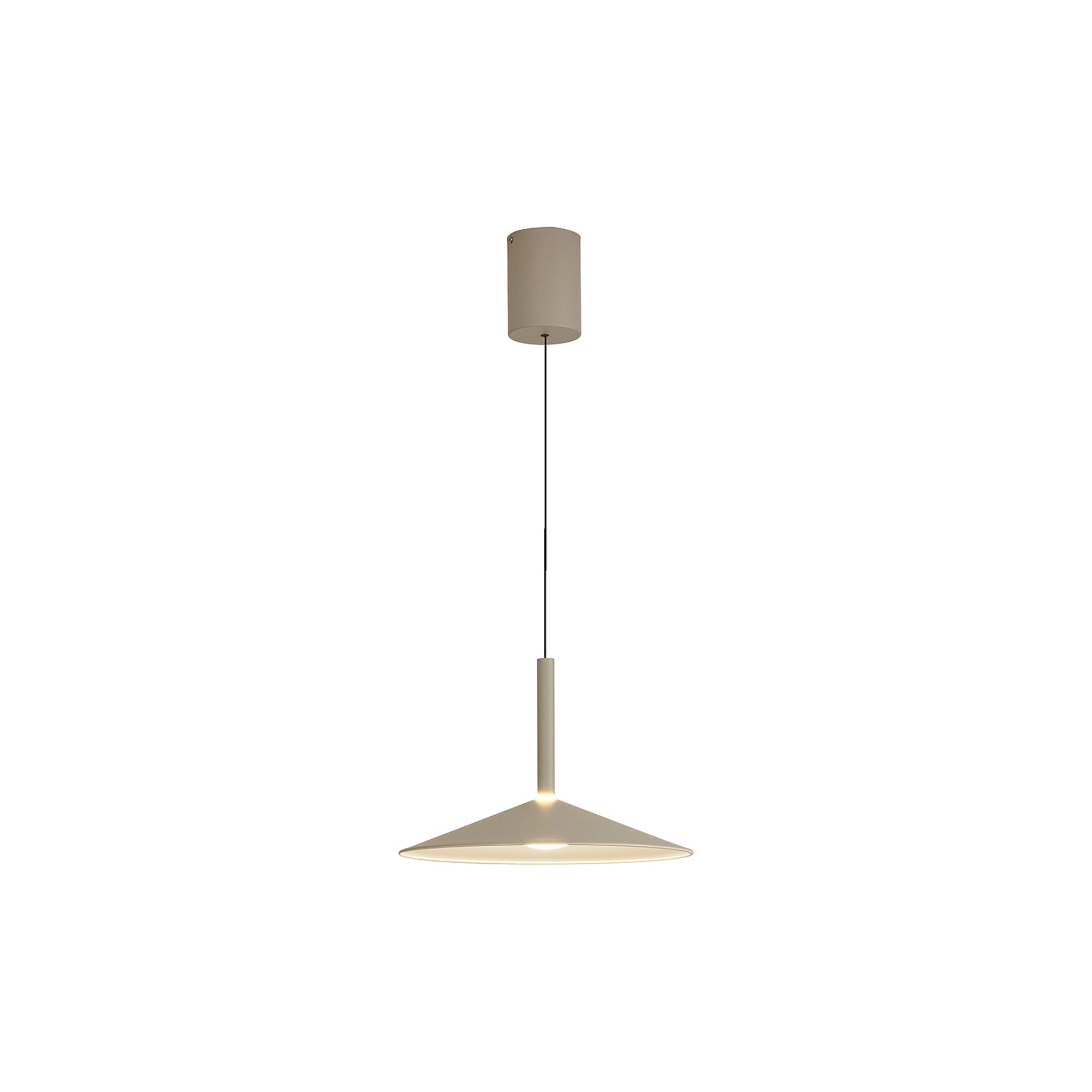 Mantra Calice 32cm Rise And Fall Pendant 9W LED - Grey & White