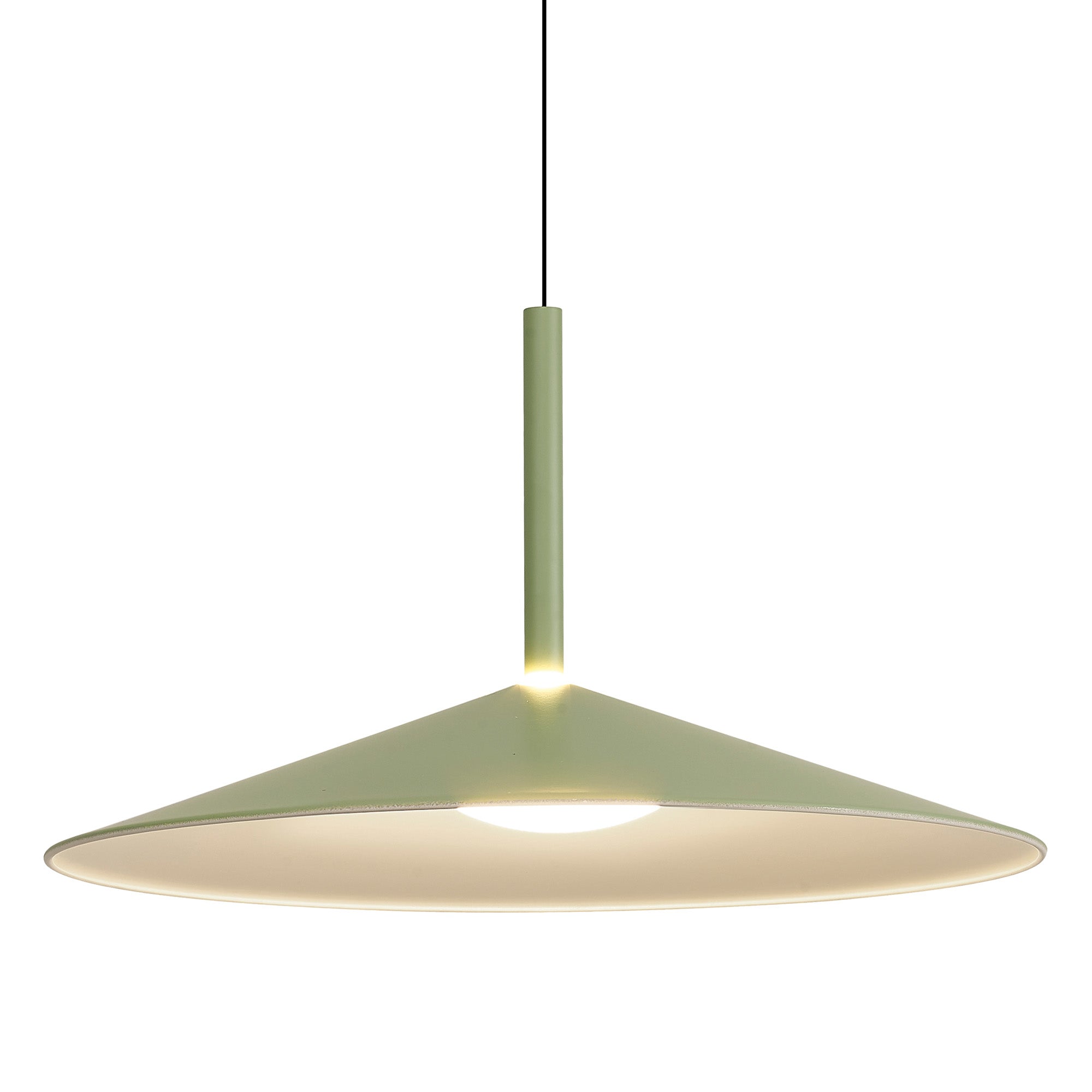 Mantra Calice 48cm Rise And Fall Pendant 16W LED - Green & White
