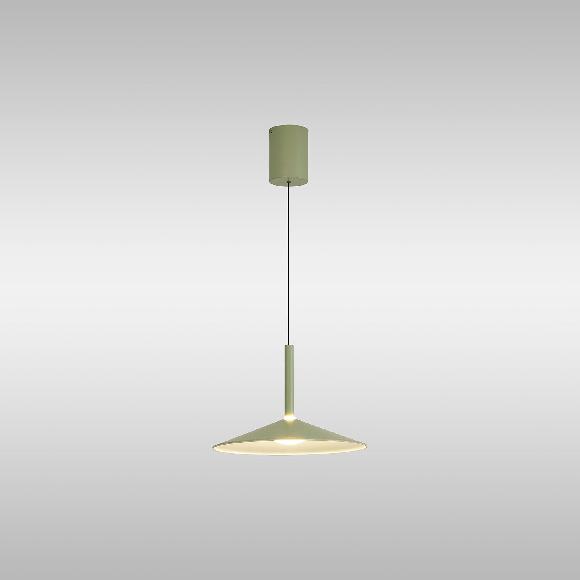 Mantra Calice 32cm Rise And Fall Pendant 9W LED - Green & White