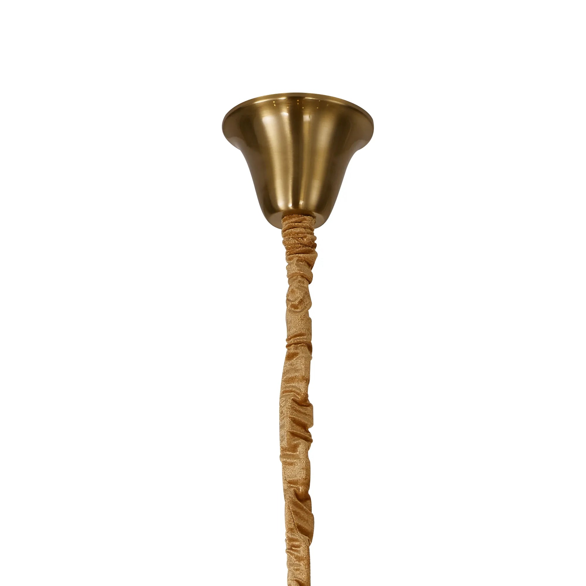 Cedar 96cm 5-Tier Pendant 23 Light - Brass & Smoked
