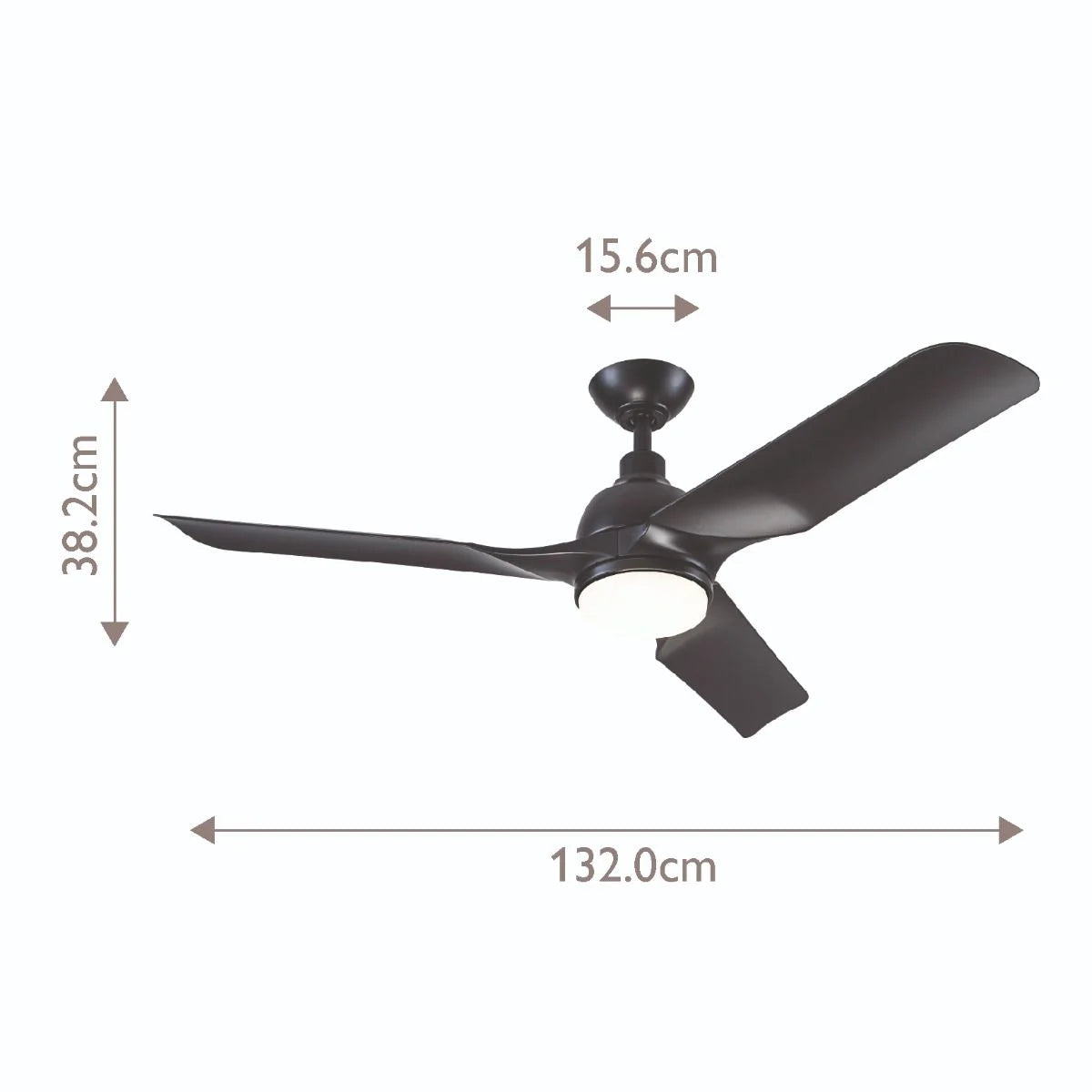 Kichler Aviateur 52" Fan - Matte Black