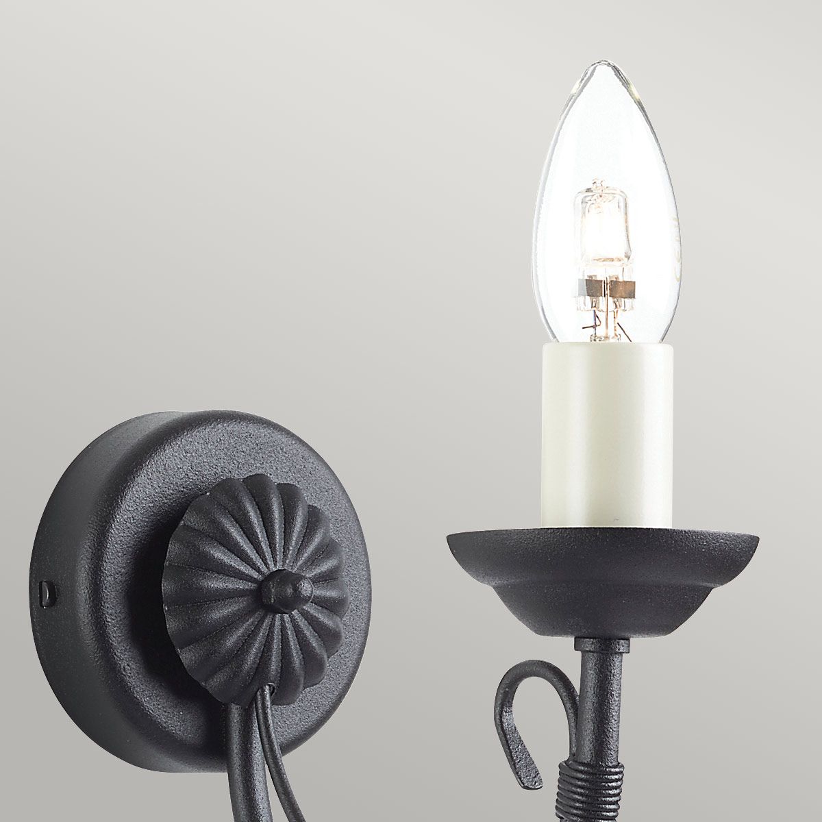 Elstead Chartwell Single Wall Light - Black
