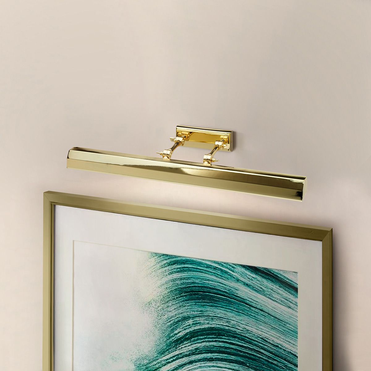 Elstead Chawton Large Picture Light - Polished Brass