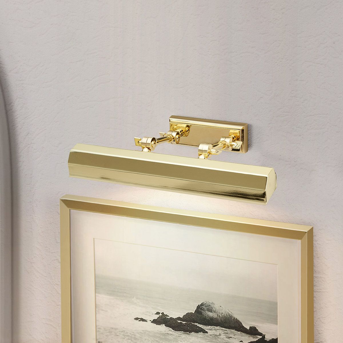 Elstead Chawton Medium Picture Light - Polished Brass