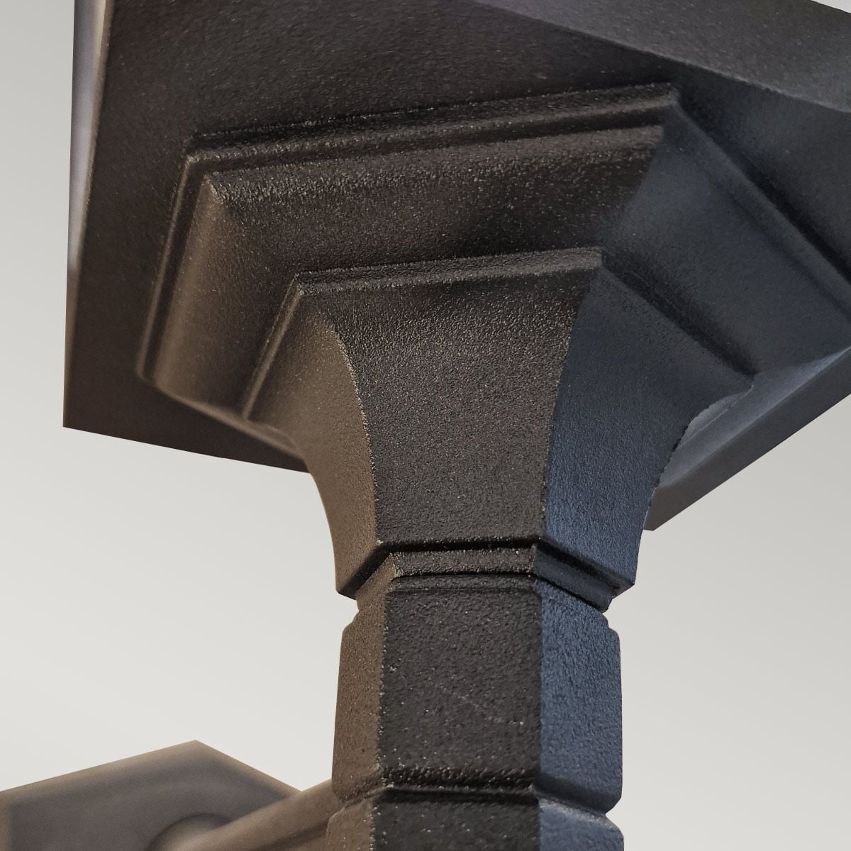 Elstead Chapel Single Up Wall Lantern - Black