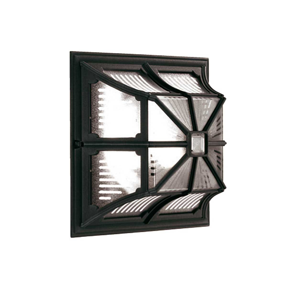 Elstead Chapel Single Flush Lantern - Black
