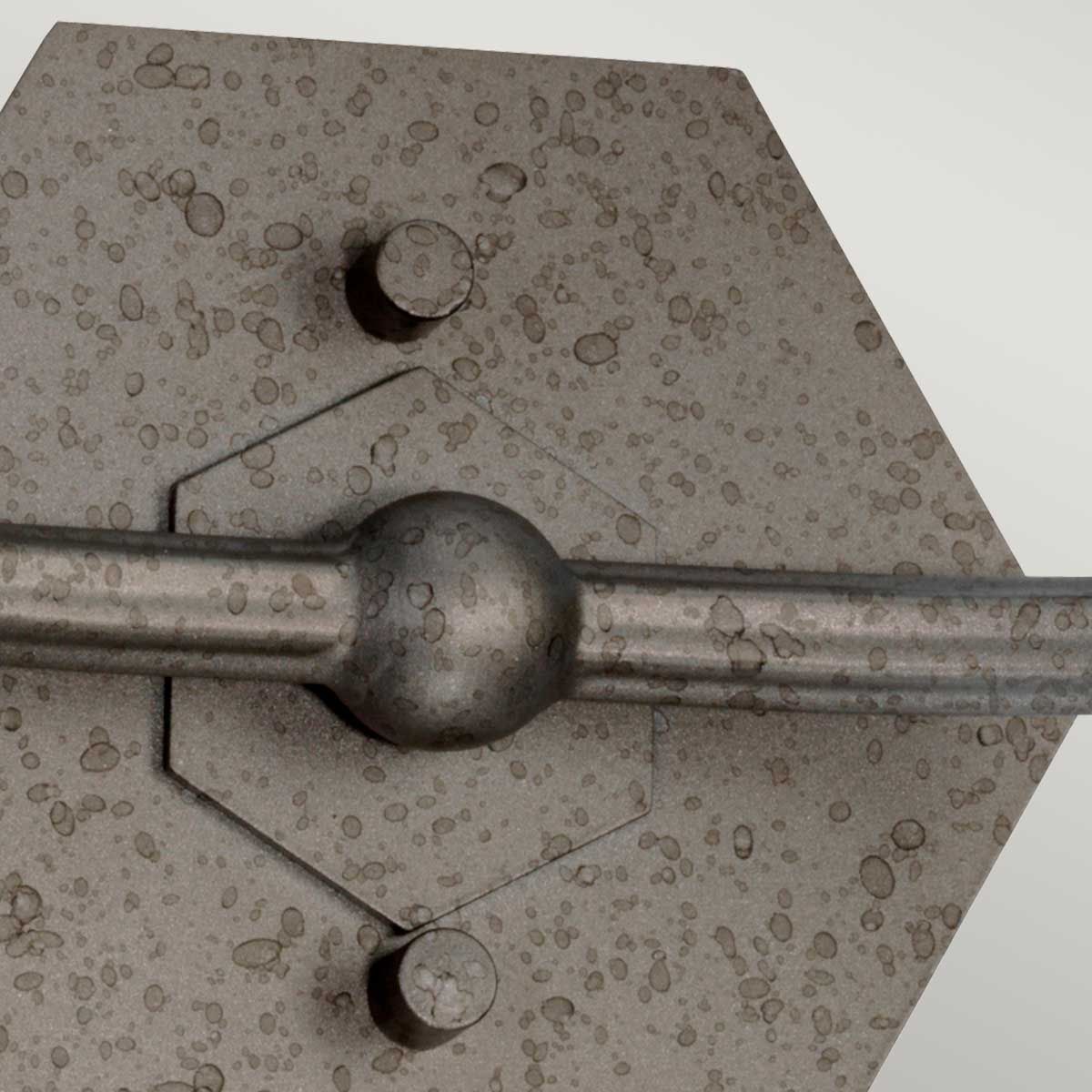Elstead Crown 2 Light Wall Light - Iron Gate
