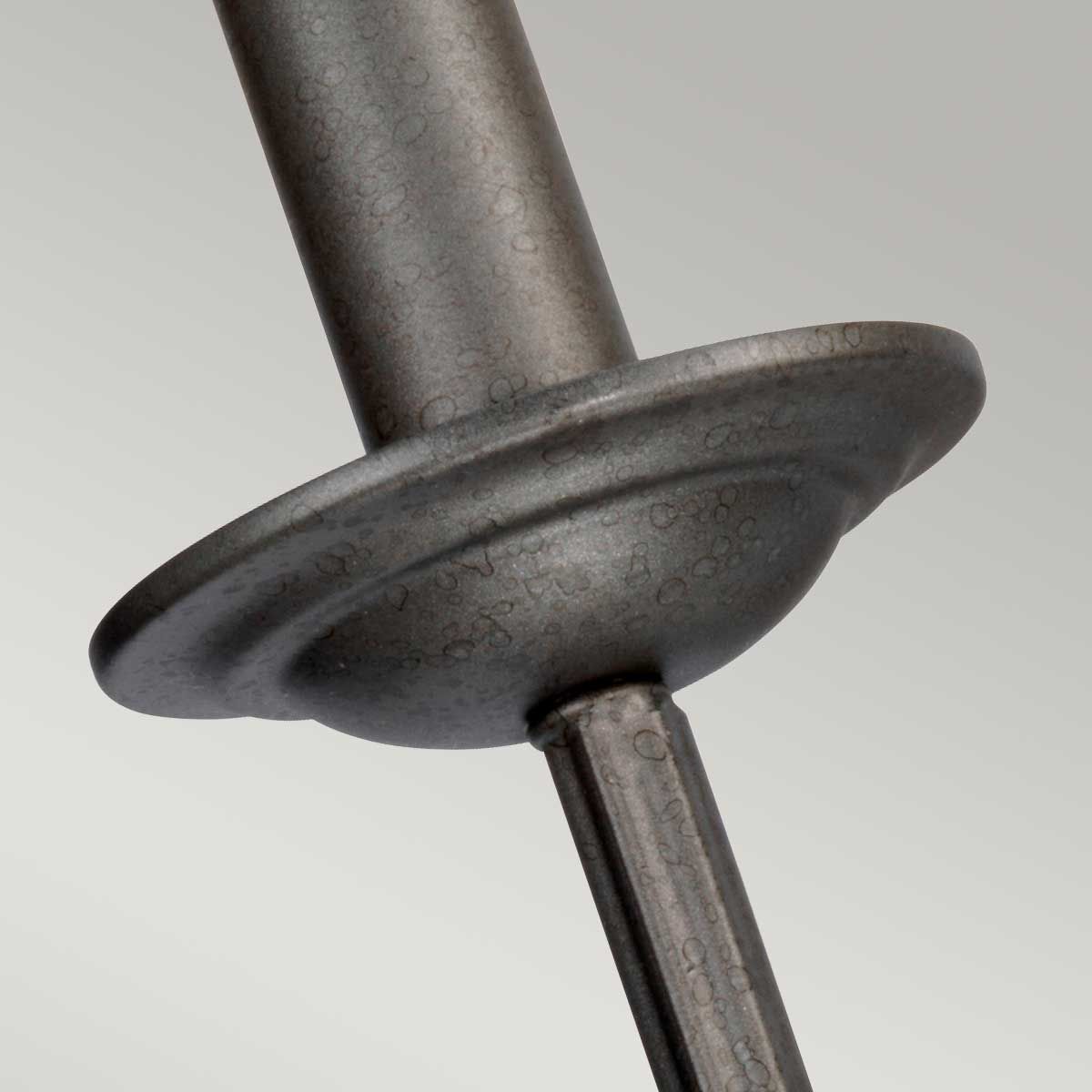 Elstead Crown 2 Light Wall Light - Iron Gate