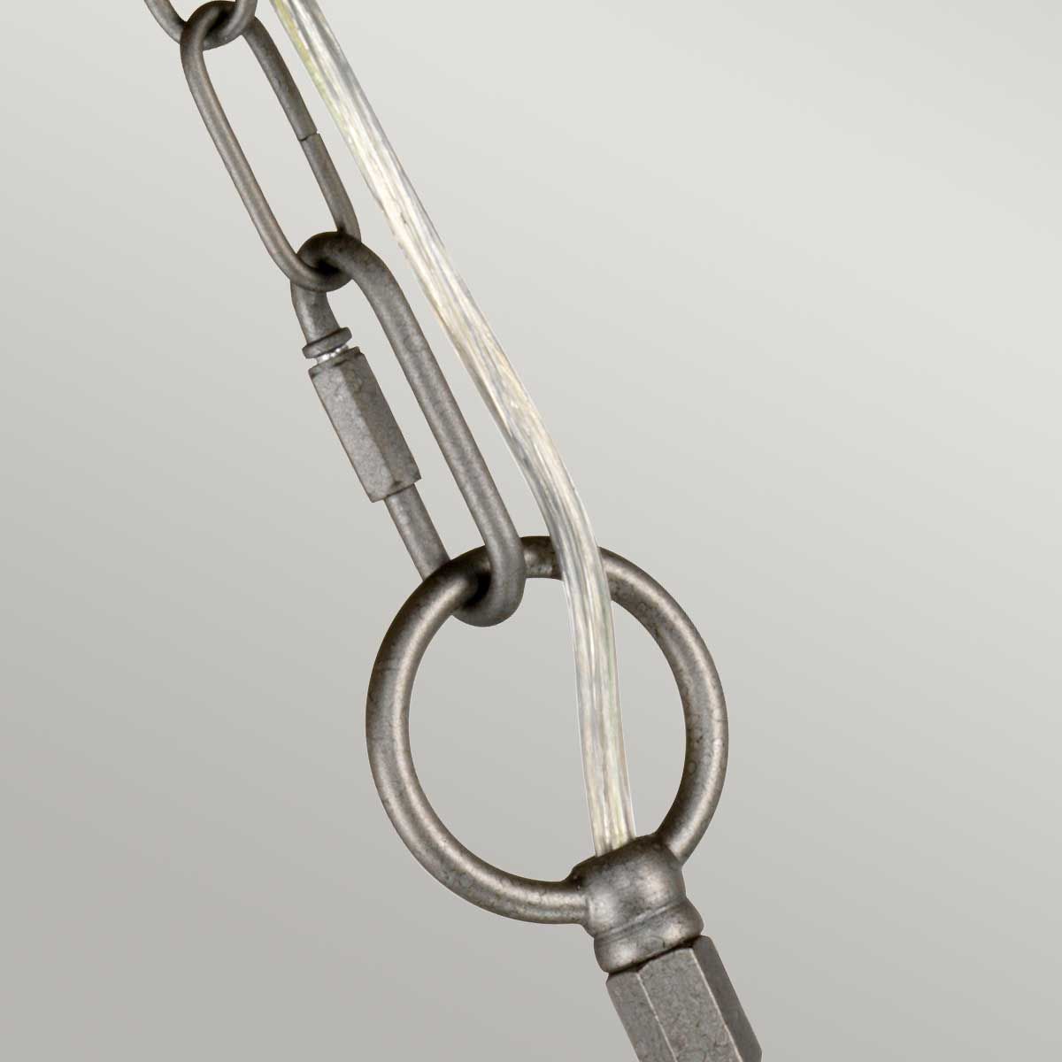 Elstead Crown 3 Light Chandelier - Iron Gate