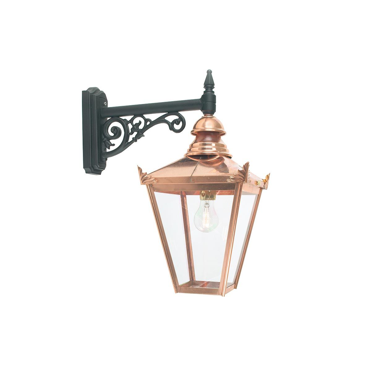 Norlys Chelsea Single Down Wall Lantern - Copper