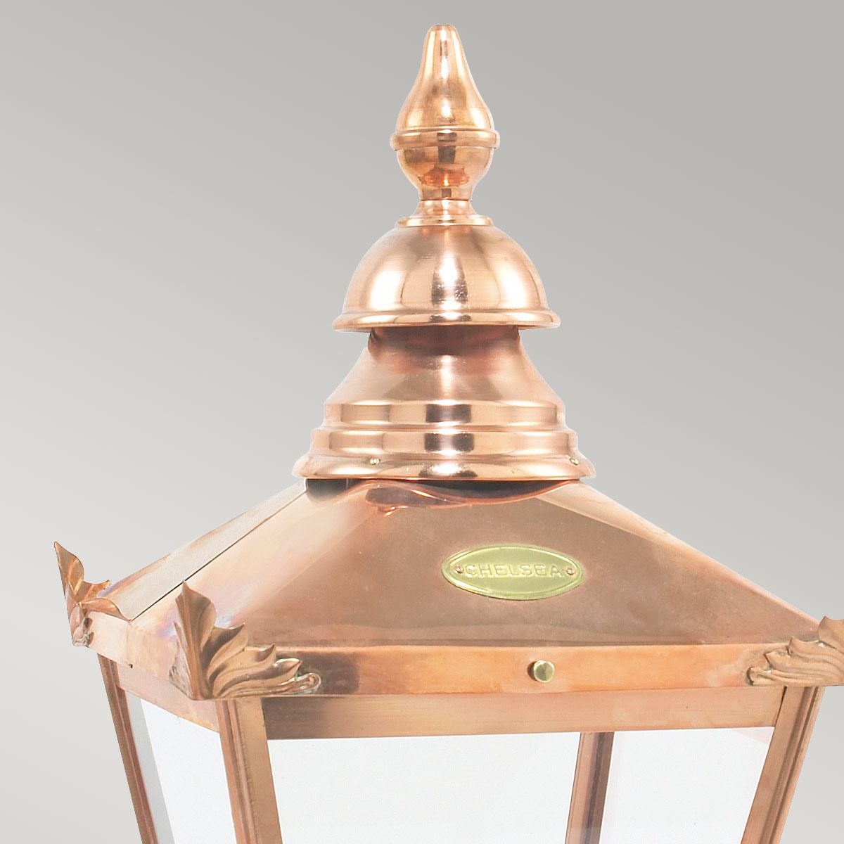 Norlys Chelsea Single Pedestal Lantern - Copper