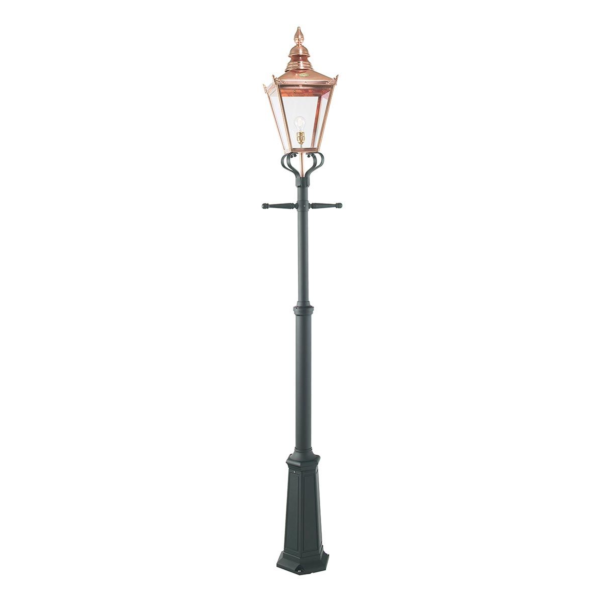 Norlys Chelsea Grande Single Lamp Post - Copper