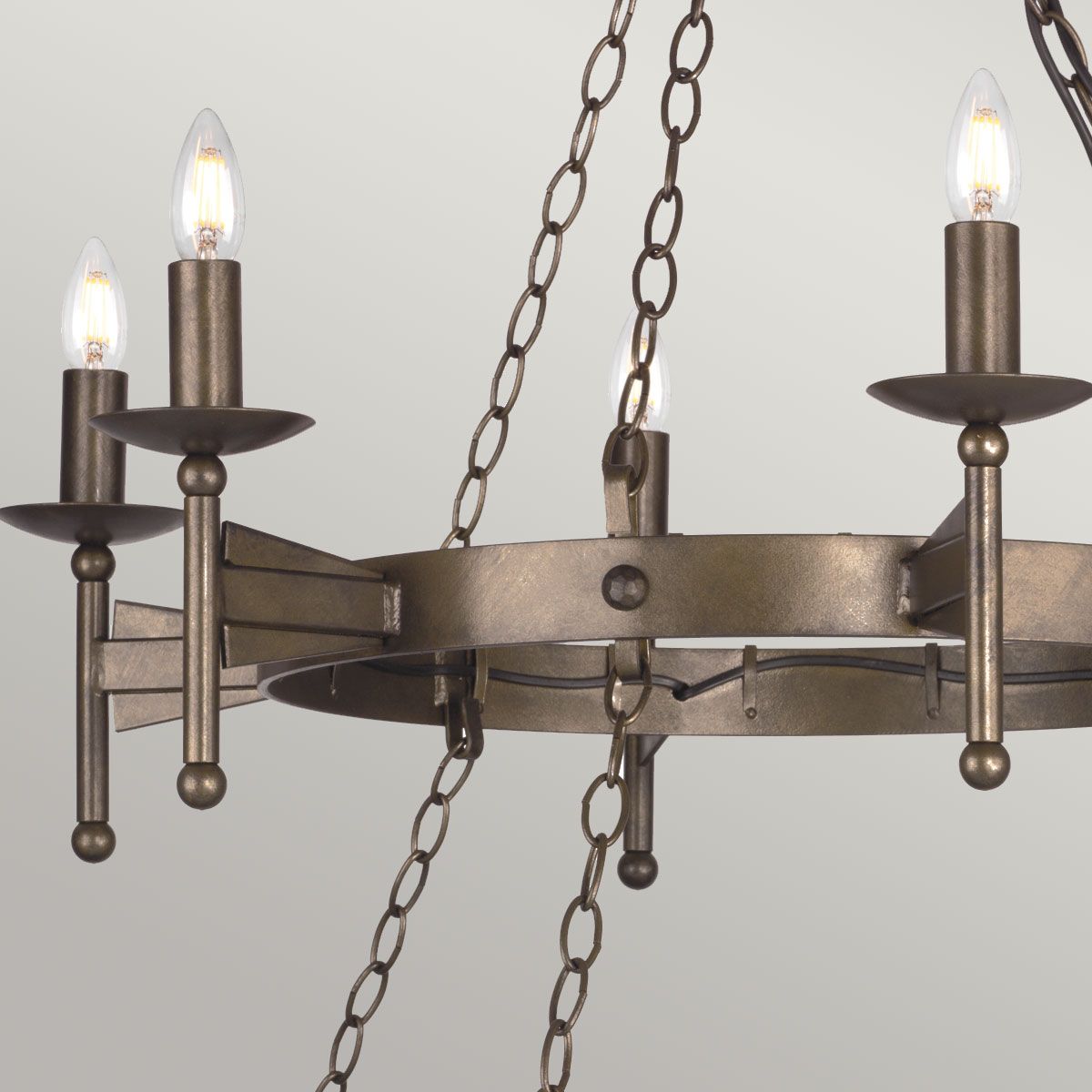 Elstead Cromwell 18 Light Chandelier - Old Bronze