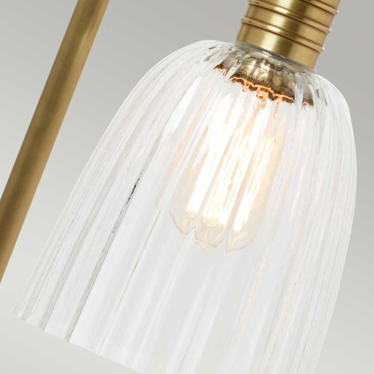 Elstead Douille Single Table Lamp - Aged Brass