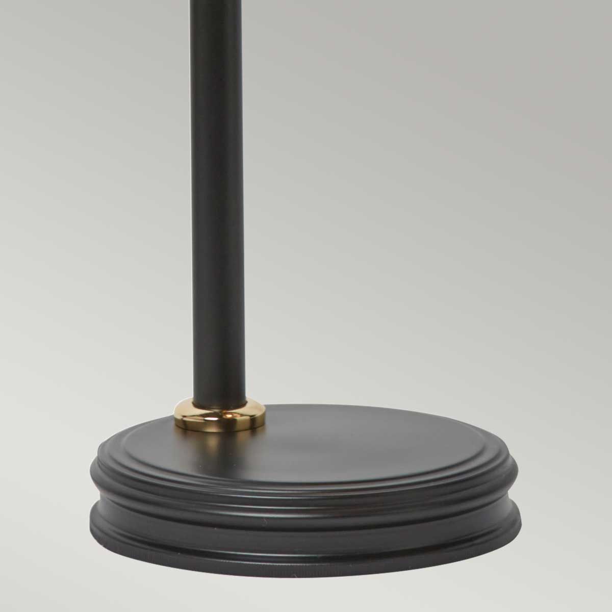 Elstead Douille Single Table Lamp - Black & Polished Brass