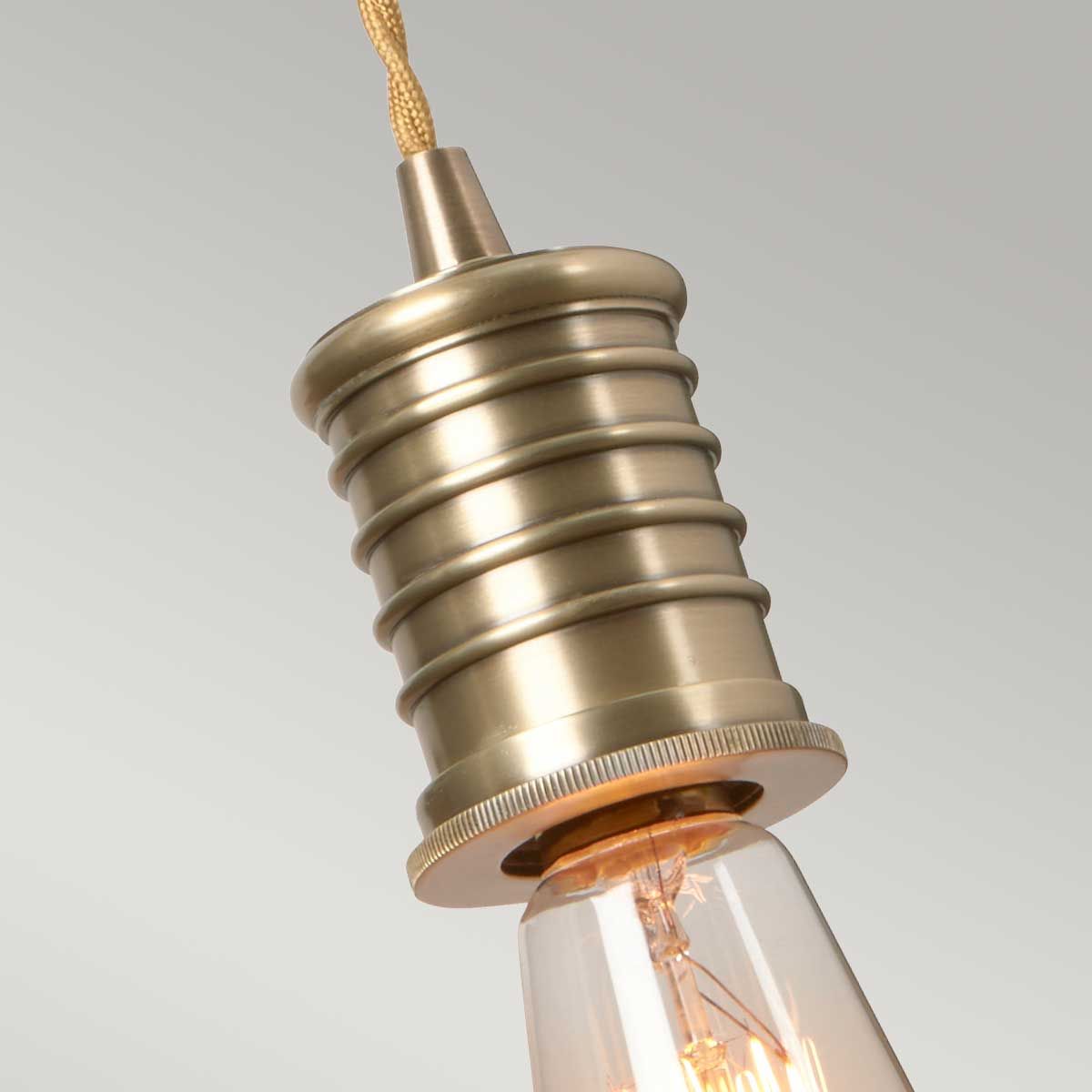 Elstead Douille Single Wall Light - Aged Brass