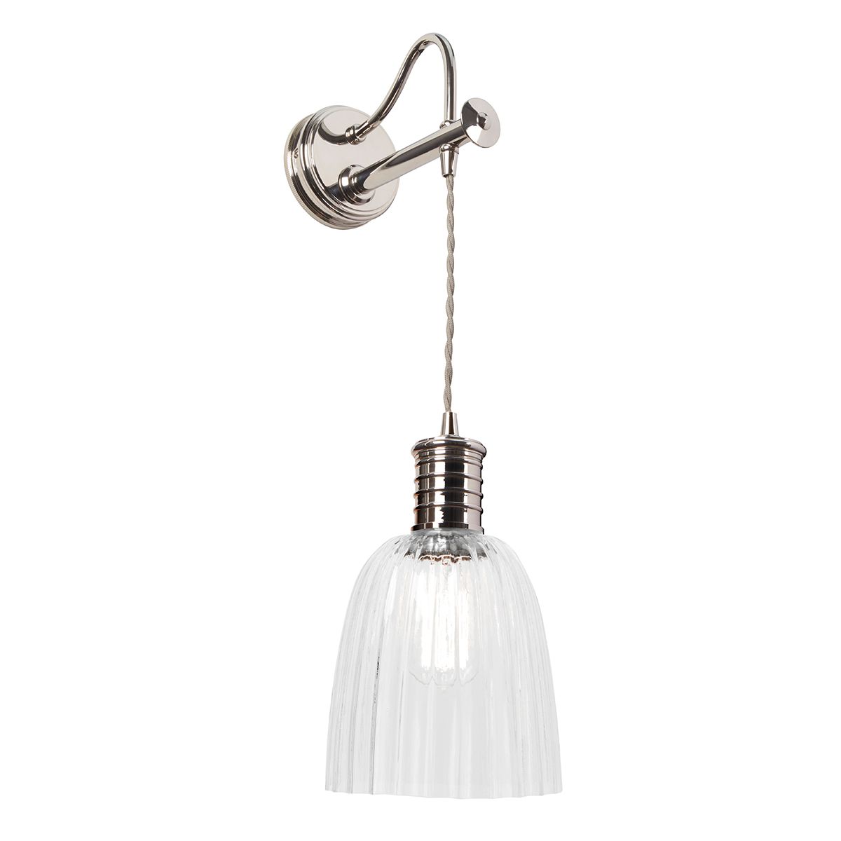 Elstead Douille Single Wall Light - Polished Nickel