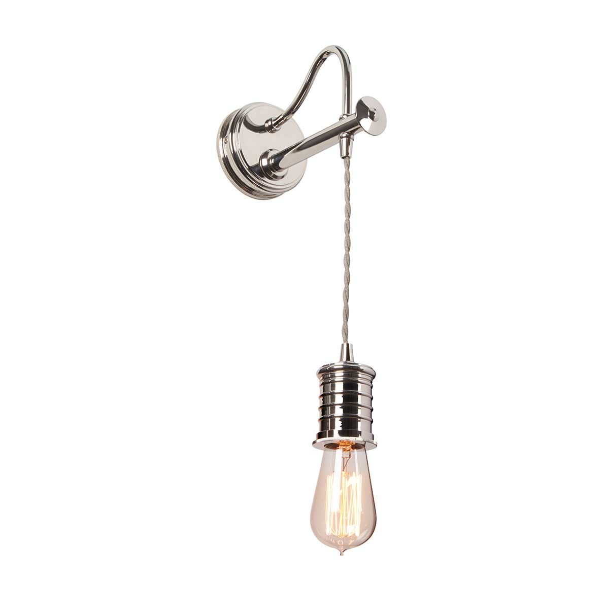 Elstead Douille Single Wall Light - Polished Nickel