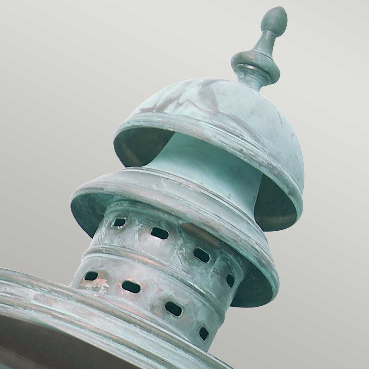 Elstead Downing Street Wall Lantern - Verdigris
