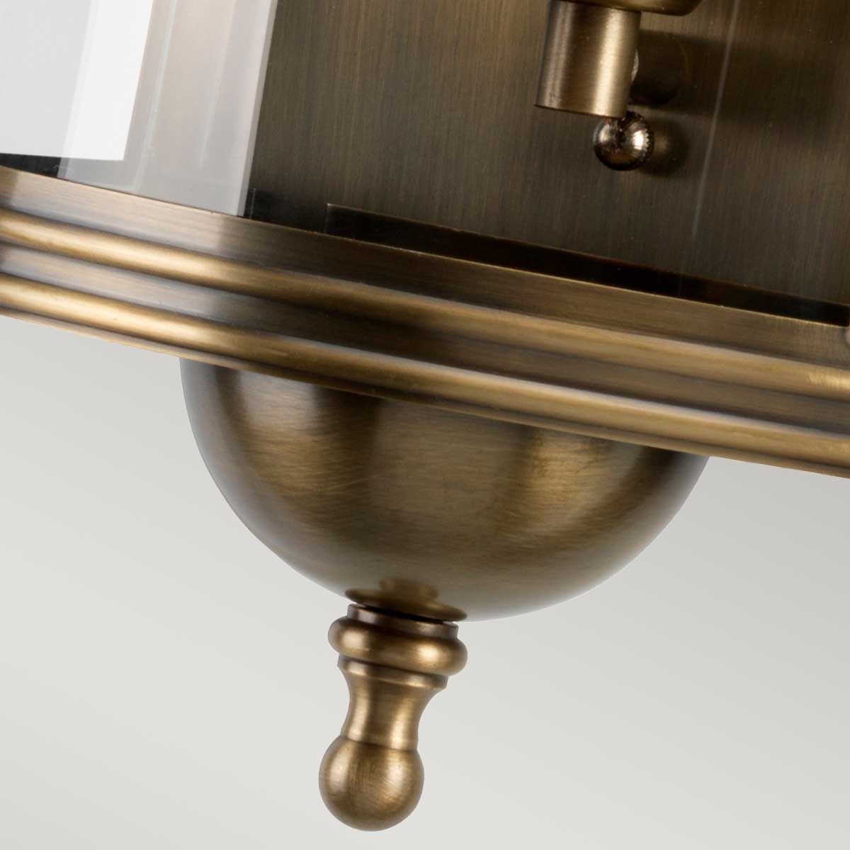 Elstead Downing Street Wall Lantern - Aged Brass