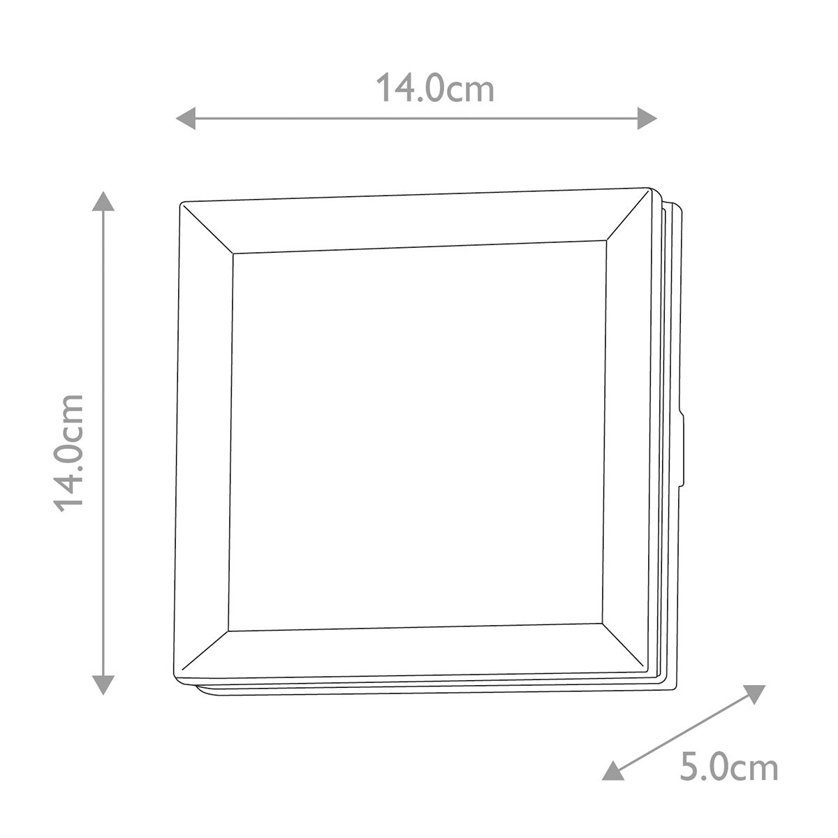 Elstead Egil 1W Single Wall/Ceiling Lantern - Graphite