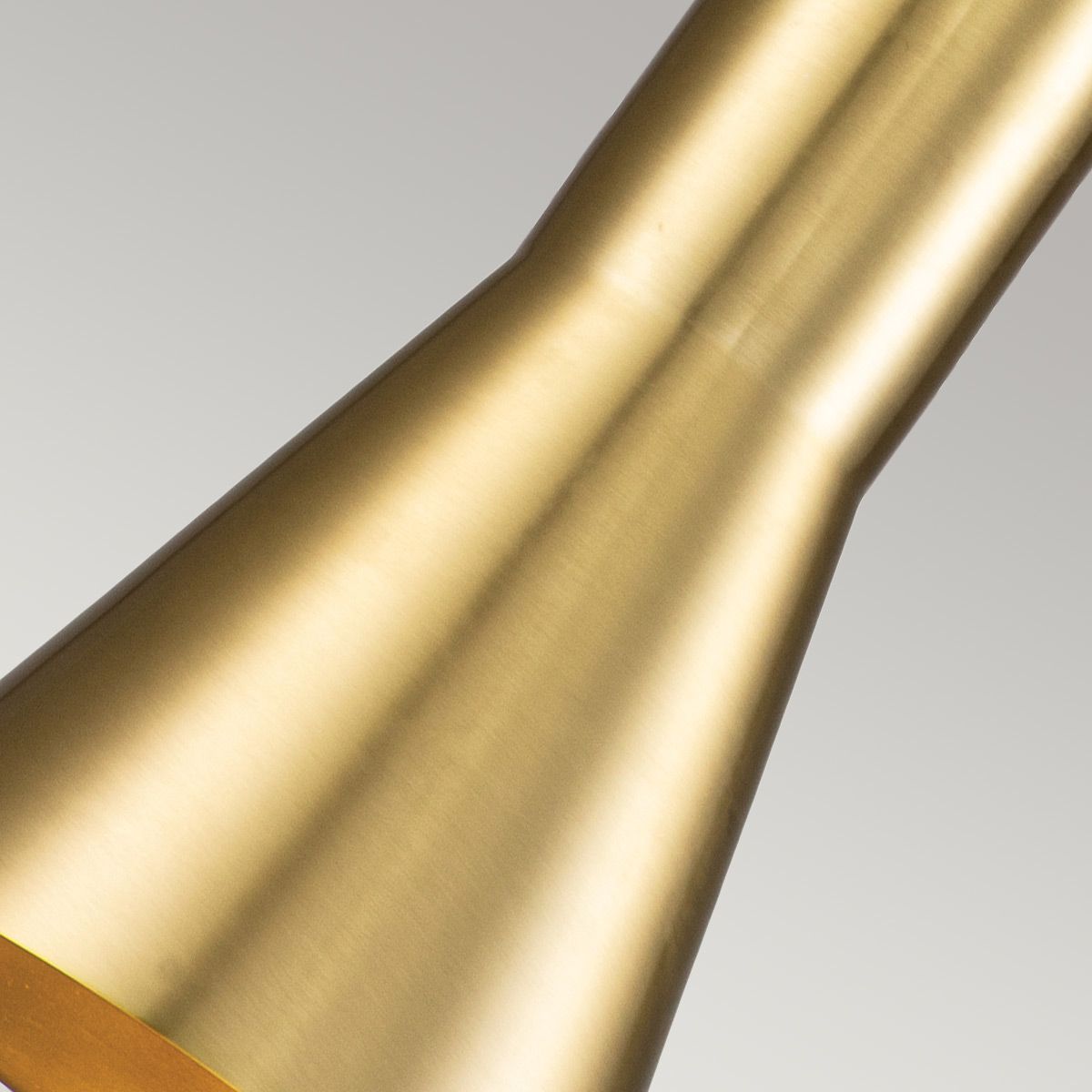 Elstead Etoile 1 Light Medium Pendant - Aged Brass & Gold Leaf