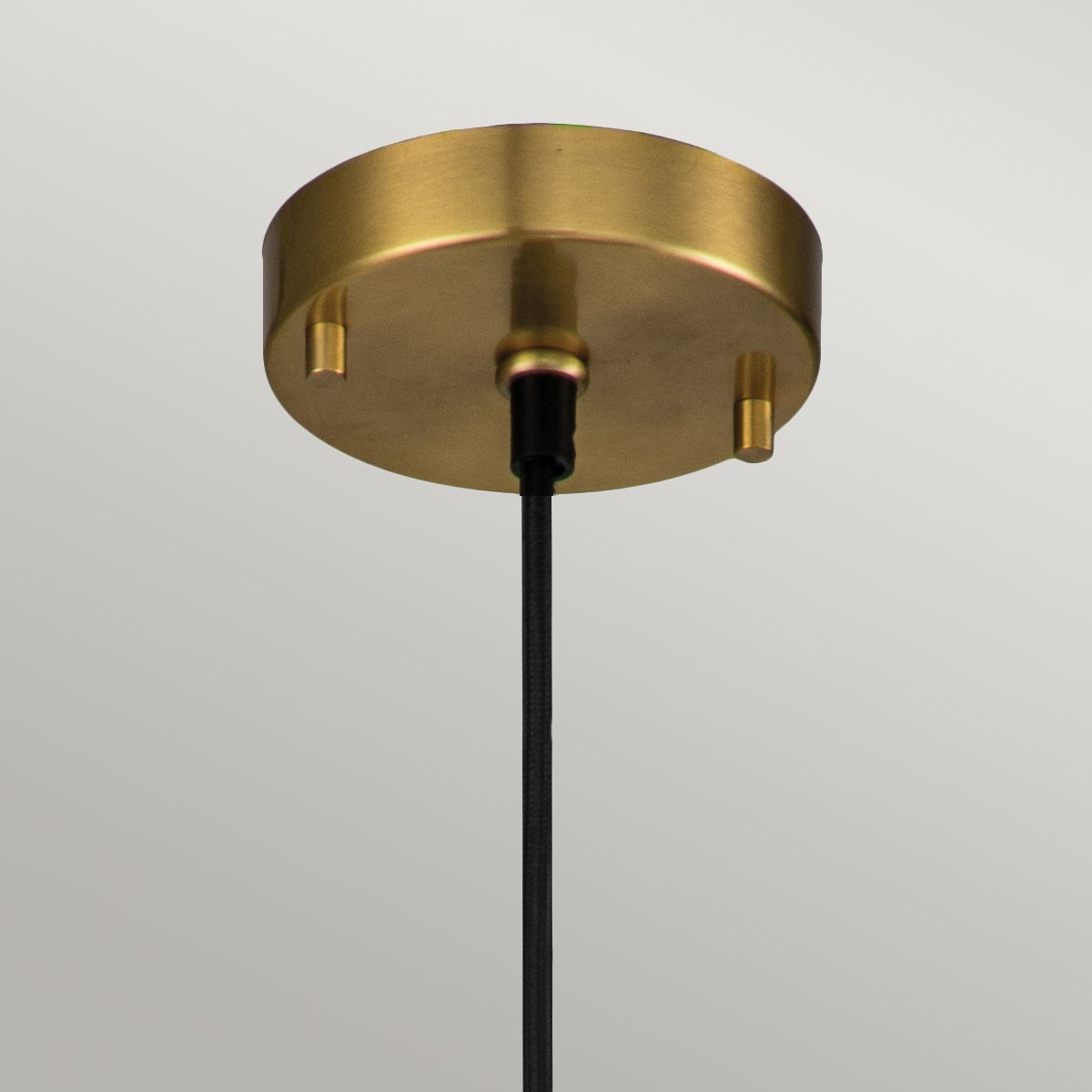 Elstead Etoile 1 Light Small Pendant - Aged Brass & Gold Leaf