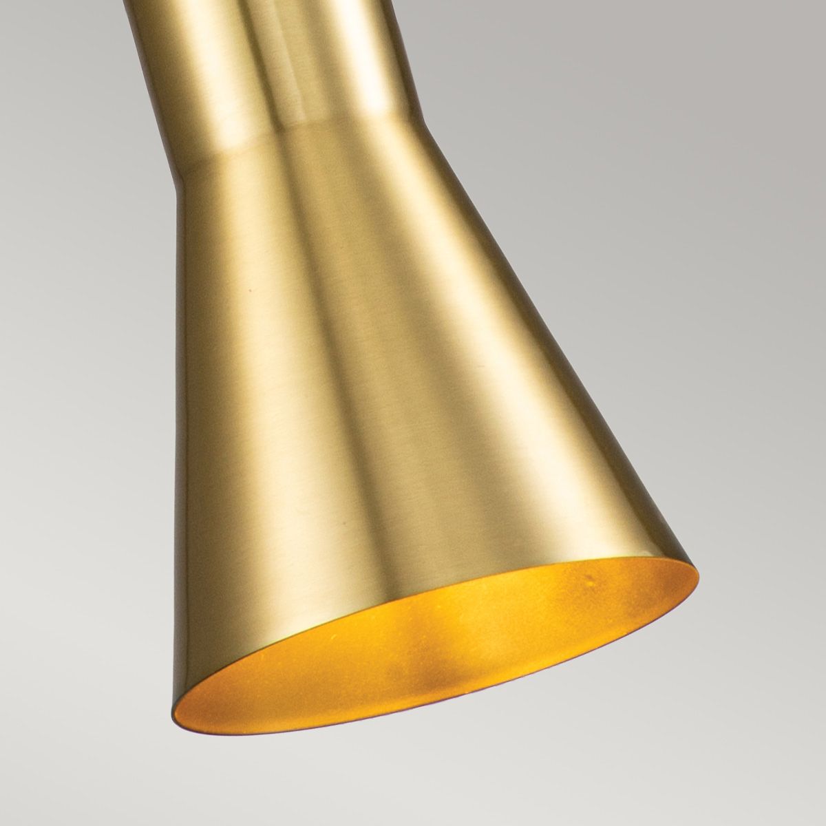 Elstead Etoile 1 Light Small Pendant - Aged Brass & Gold Leaf