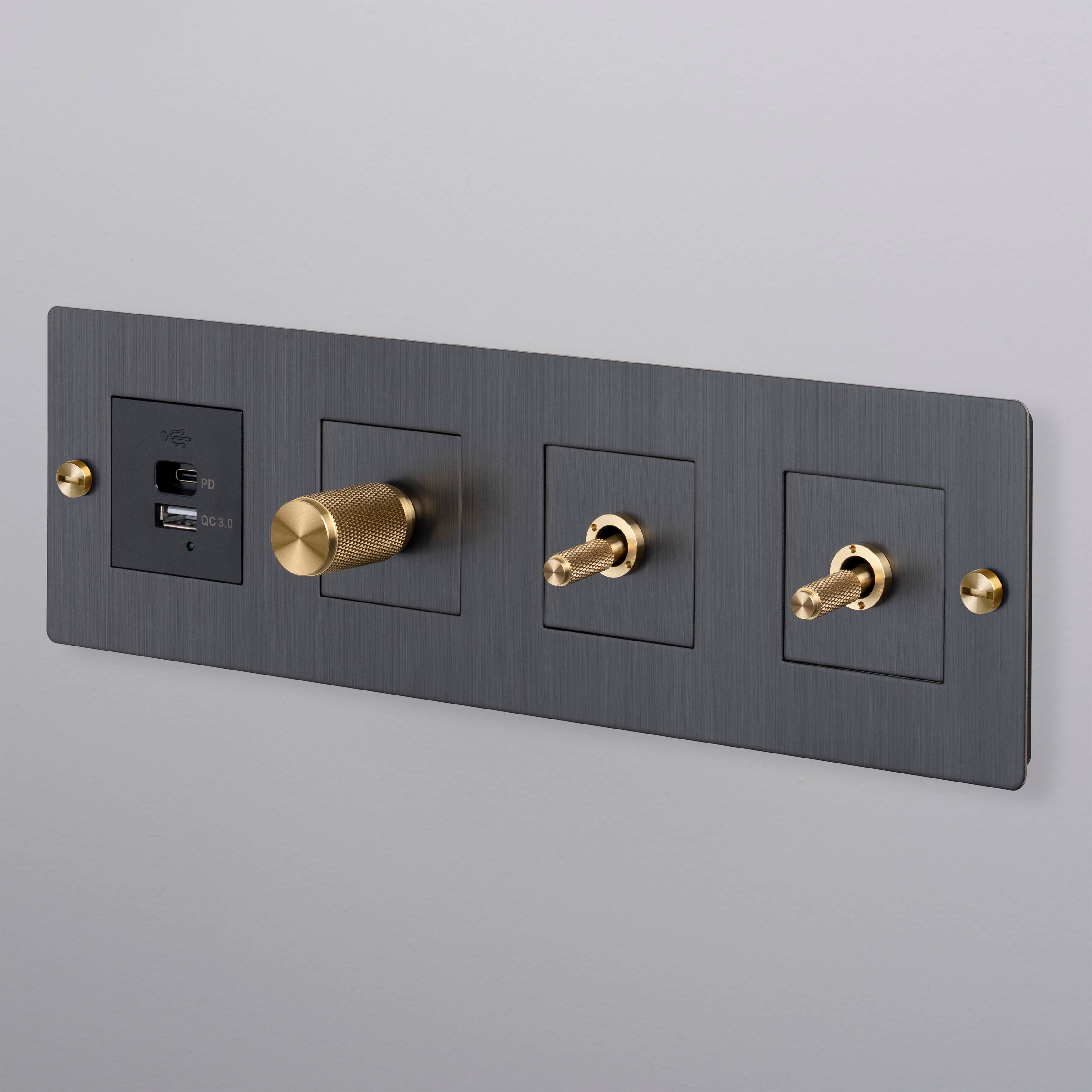 Buster + Punch 45mm USB-A + USB-C Quick Charge Module