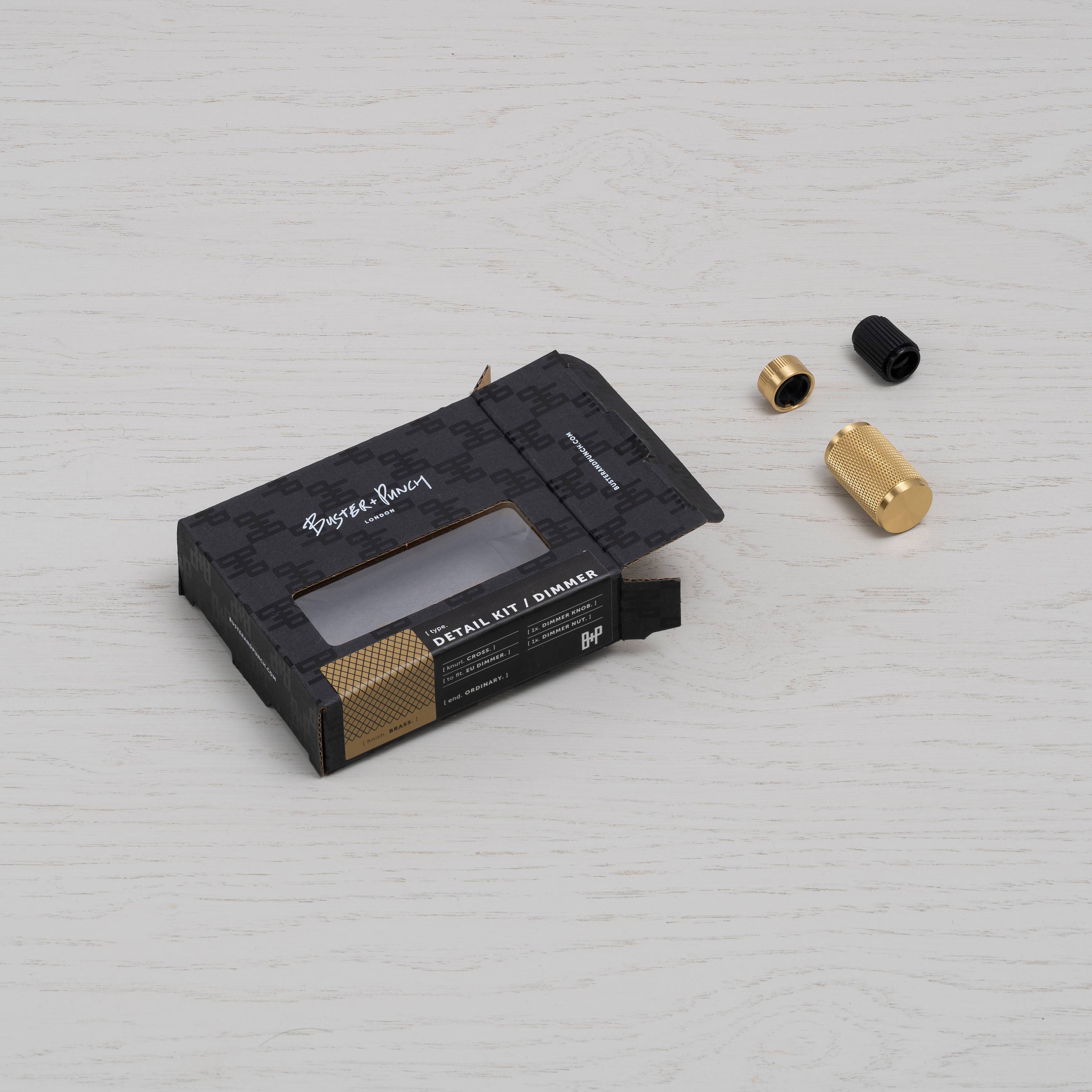 Buster + Punch Dimmer Detail Kit - Cross Knurl