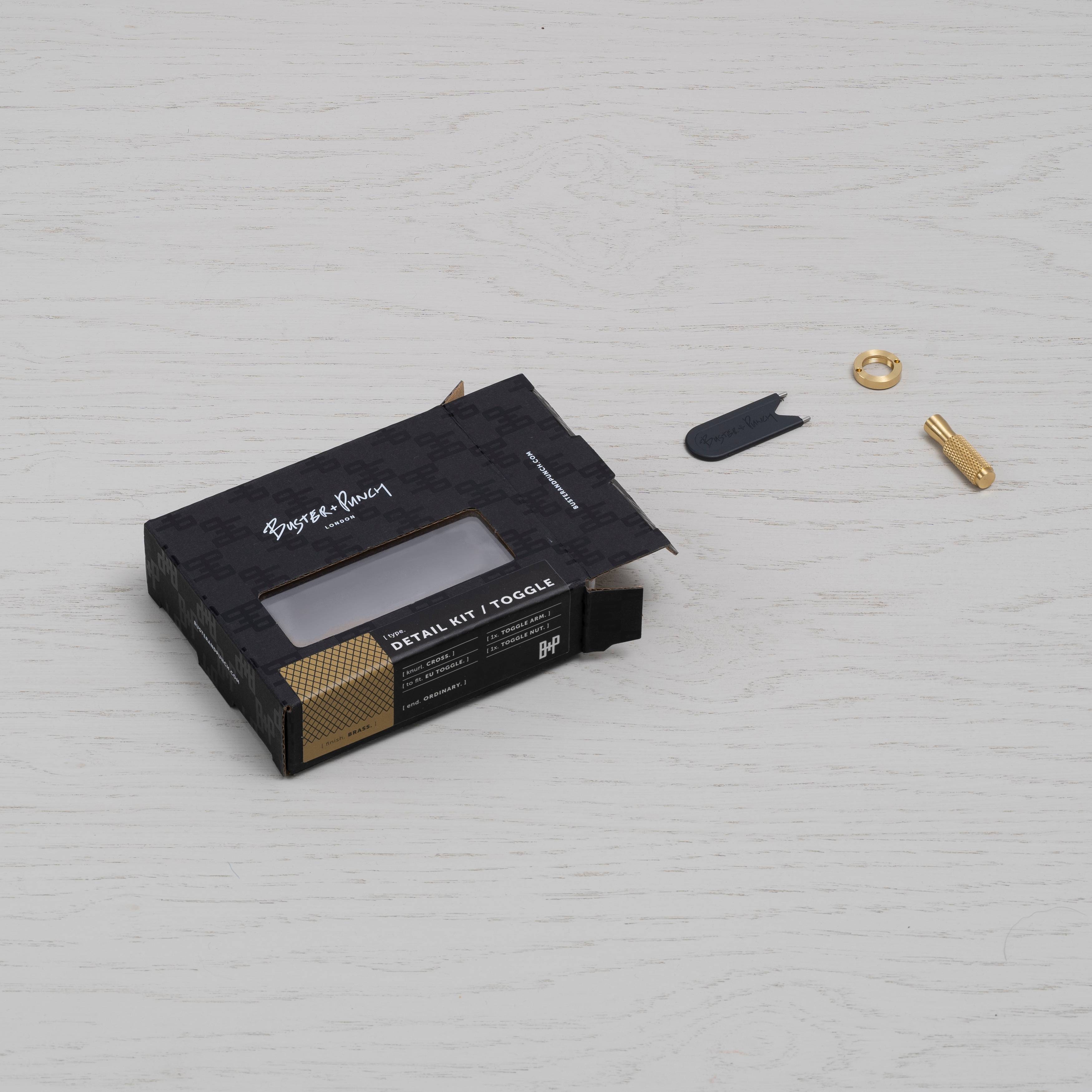 Buster + Punch Toggle Detail Kit - Cross Knurl
