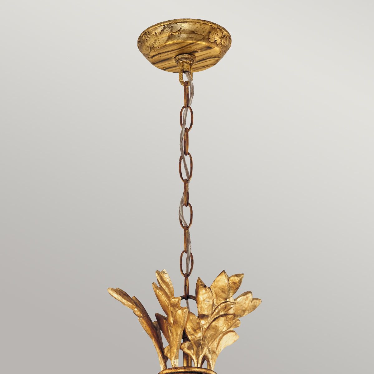 Flambeau Sweet Olive 6 Light Chandelier - Gilded Gold