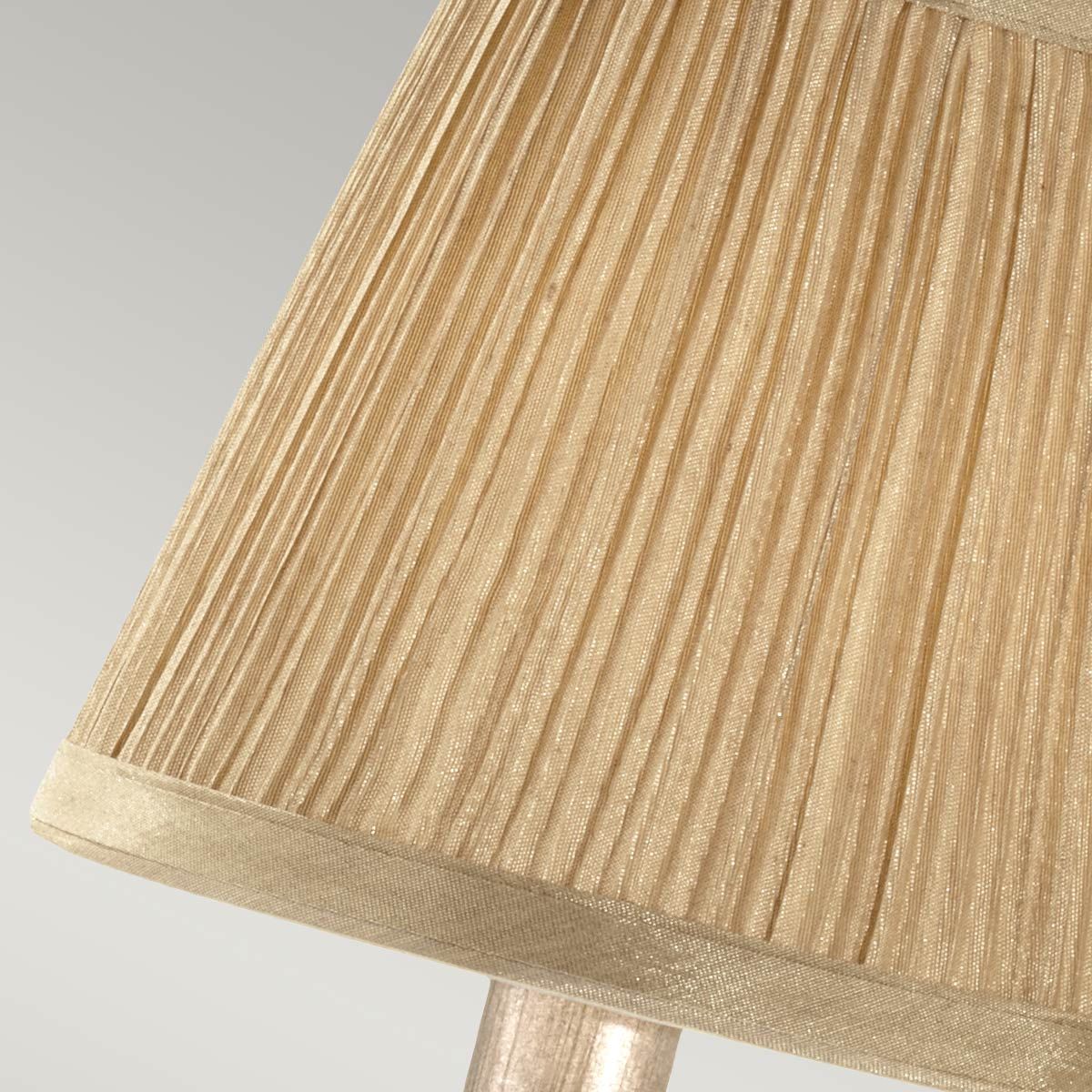 Feiss Abbey Single Wall Light - Silver Sand