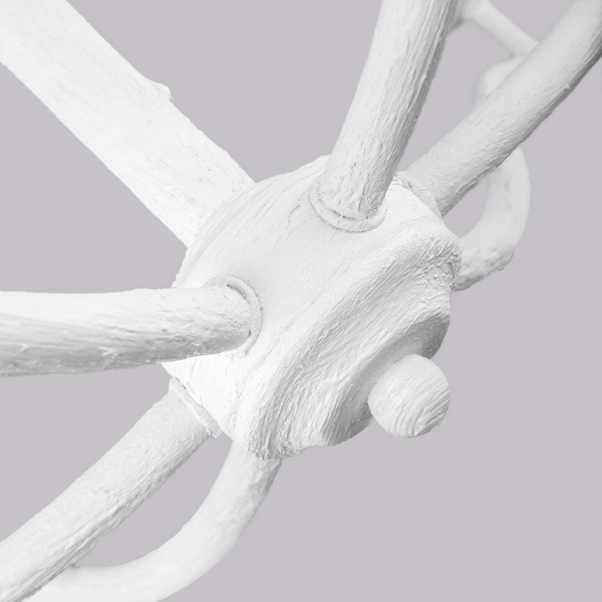 Feiss Annie 6 Light Chandelier - Plaster White