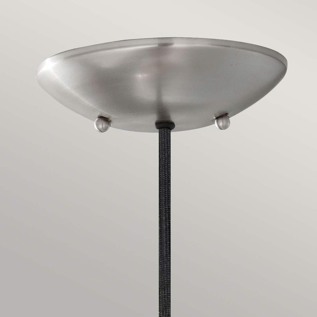 Feiss Beso Single Medium Pendant - Brushed Steel