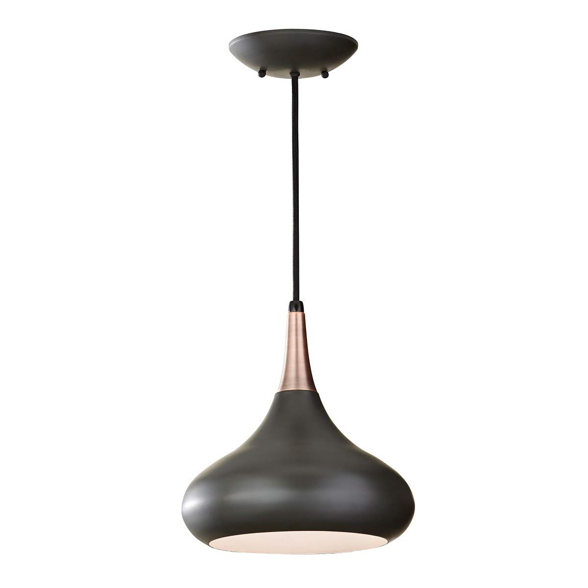 Feiss Beso Single Medium Pendant - Dark Bronze