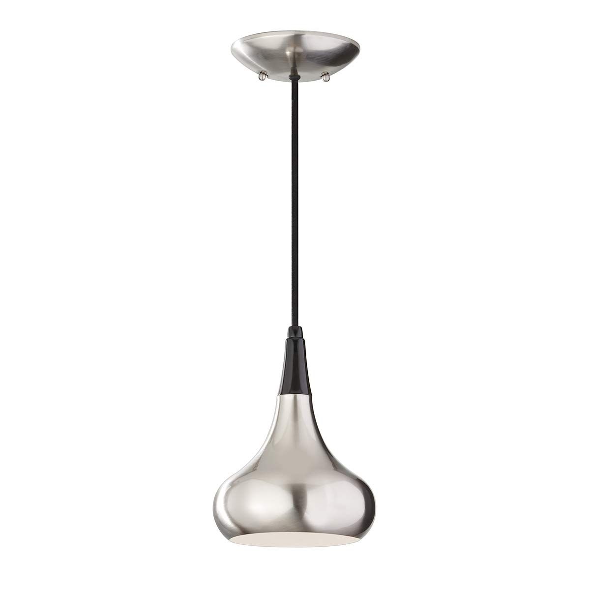 Feiss Beso Single Mini Pendant - Brushed Steel