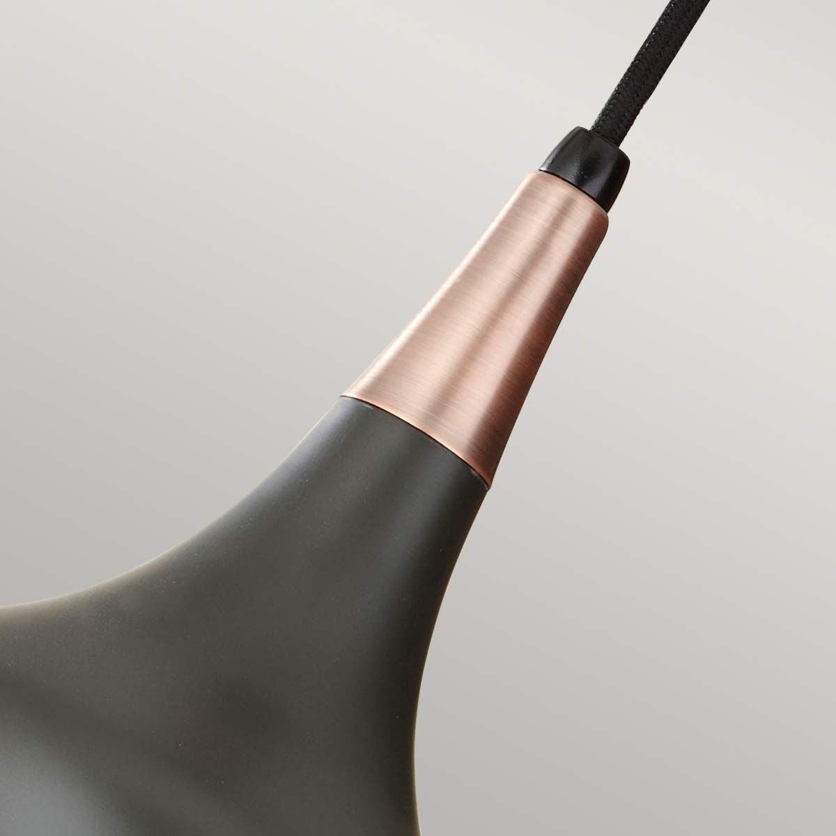 Feiss Beso Single Mini Pendant - Dark Bronze
