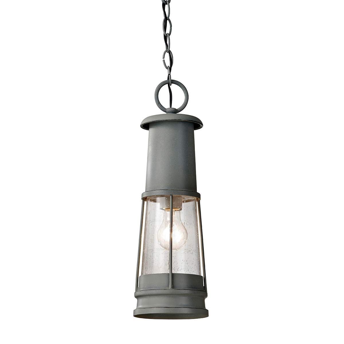 Feiss Chelsea Harbor Single Chain Lantern - Grey
