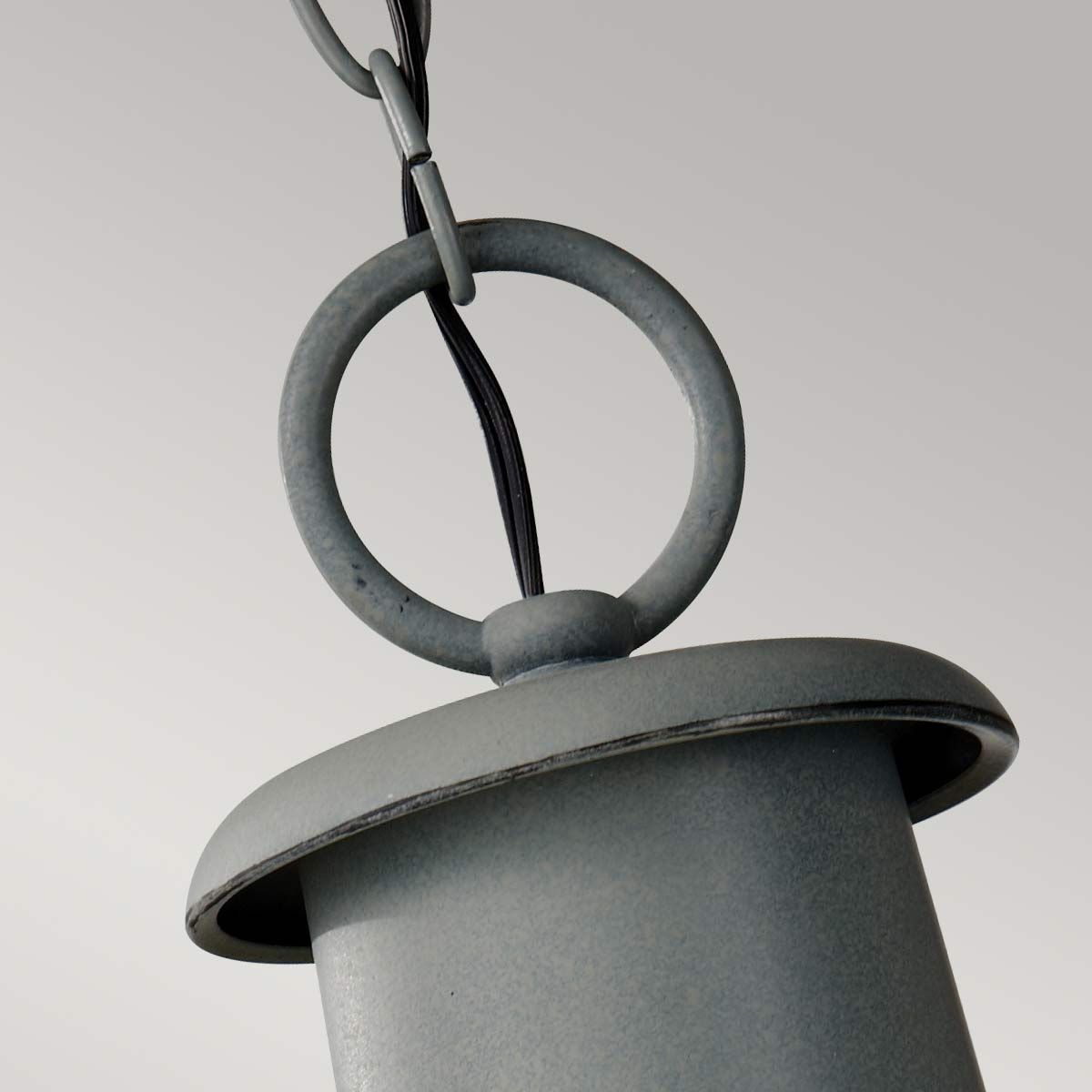 Feiss Chelsea Harbor Single Chain Lantern - Grey