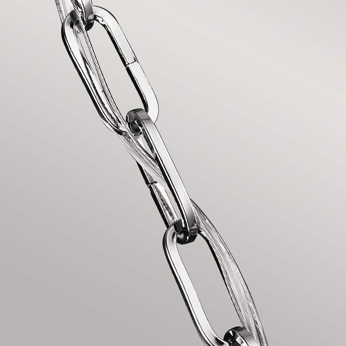 Feiss Corinne 3 Light Small Pendant - Polished Nickel