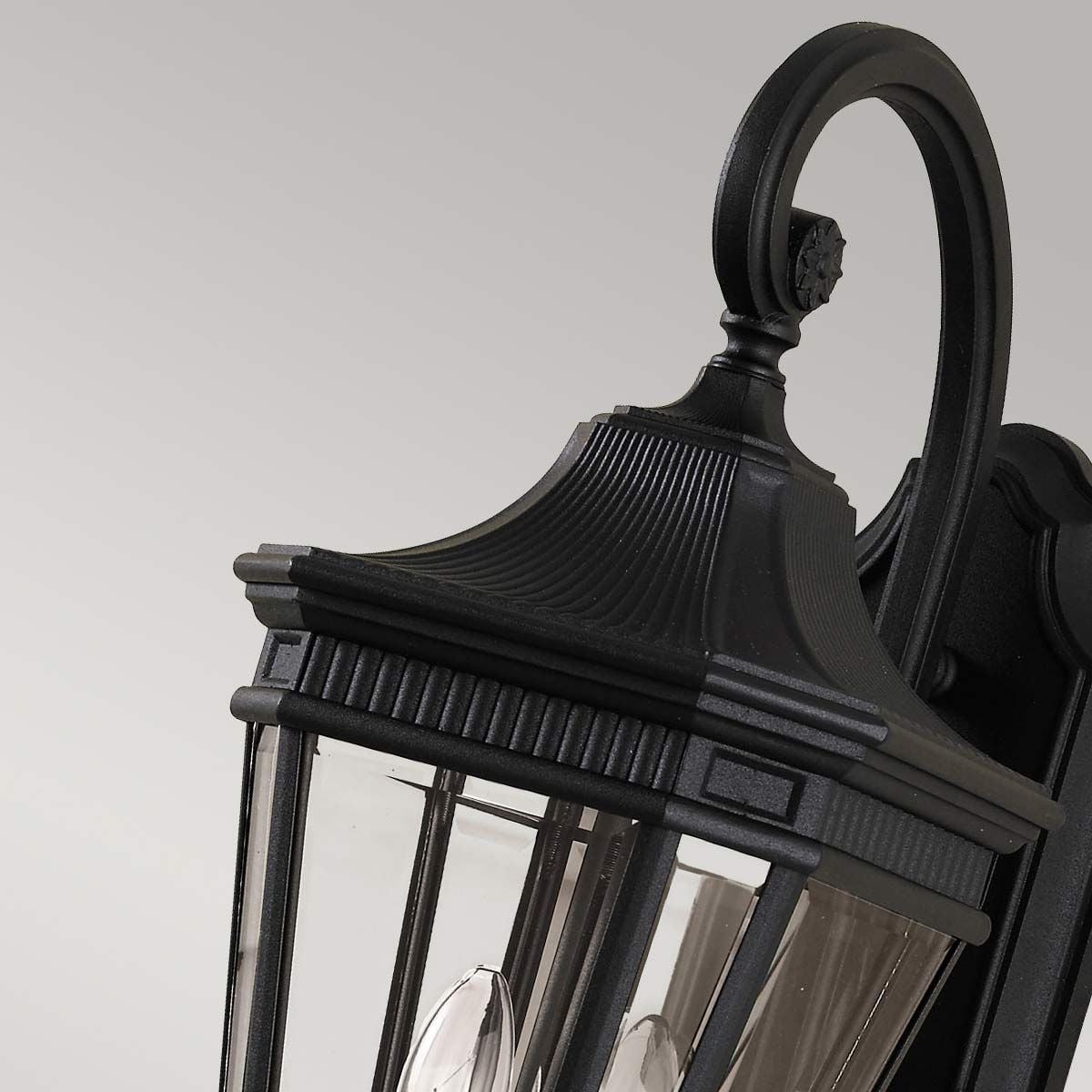 Feiss Cotswold Lane 2 Light Medium Wall Lantern - Black