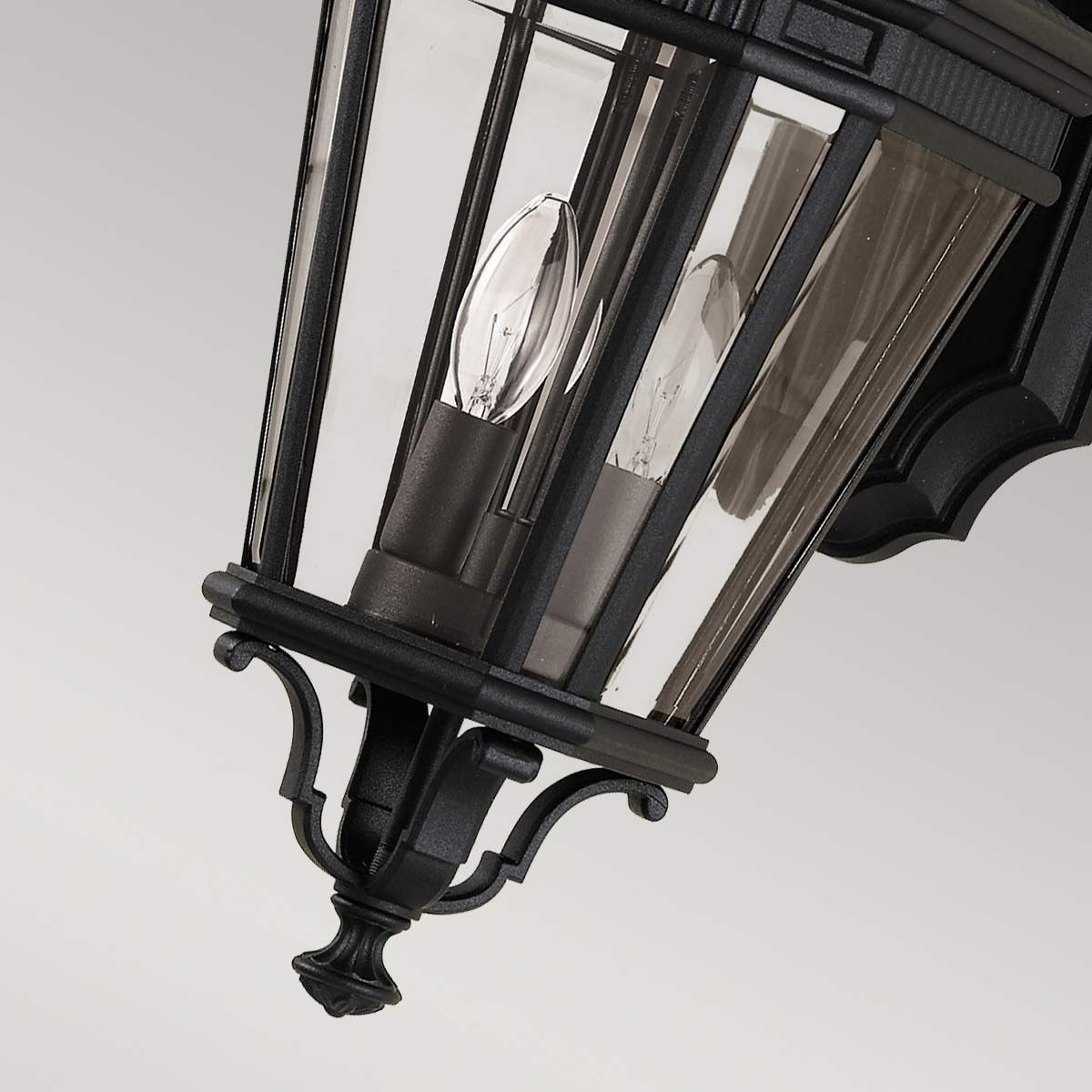 Feiss Cotswold Lane 2 Light Medium Wall Lantern - Black
