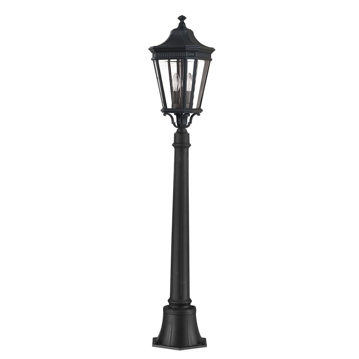 Feiss Cotswold Lane 2 Light Medium Pillar - Black